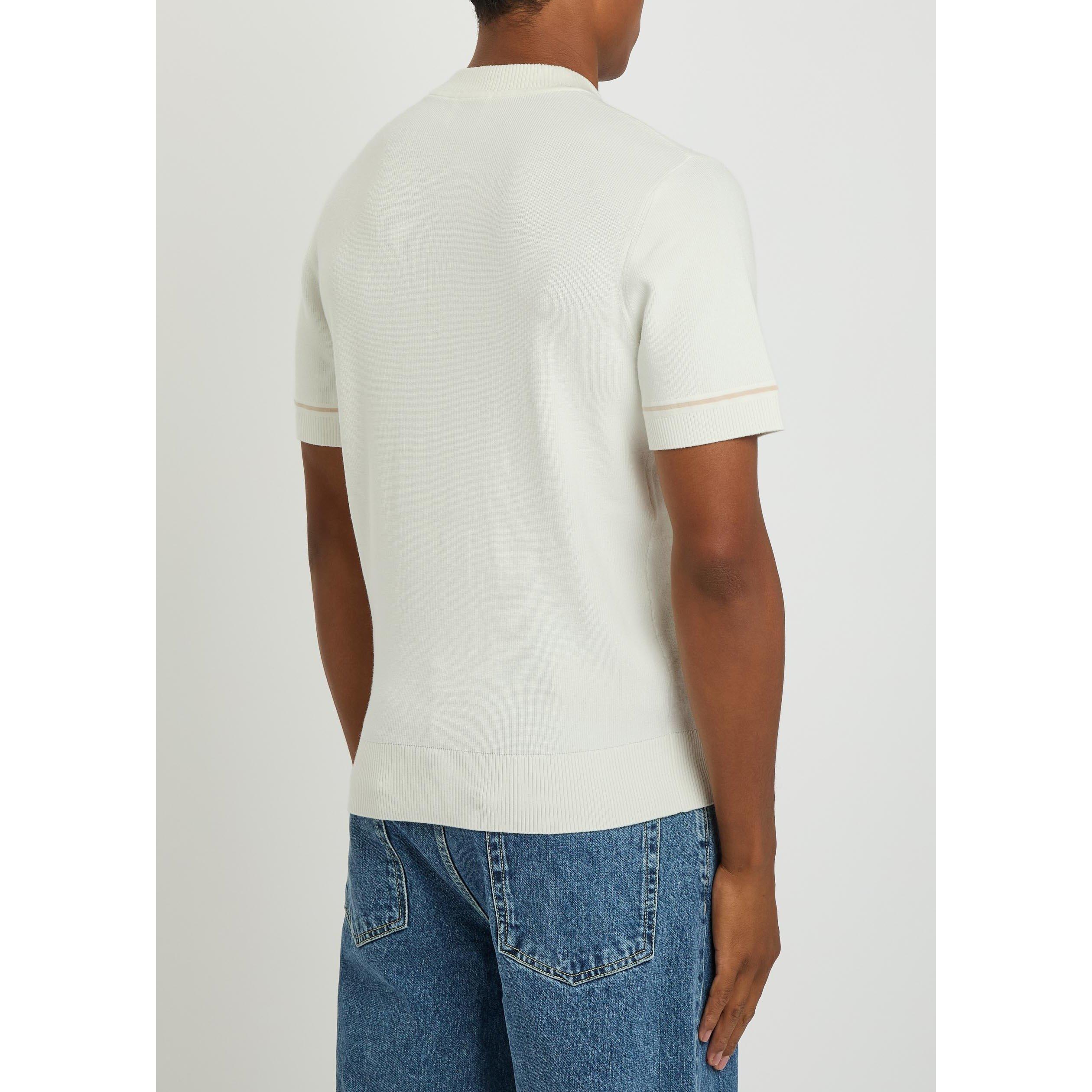 WHITE - Che - Men's Casimir Slim-Fit Polo Shirt - 3
