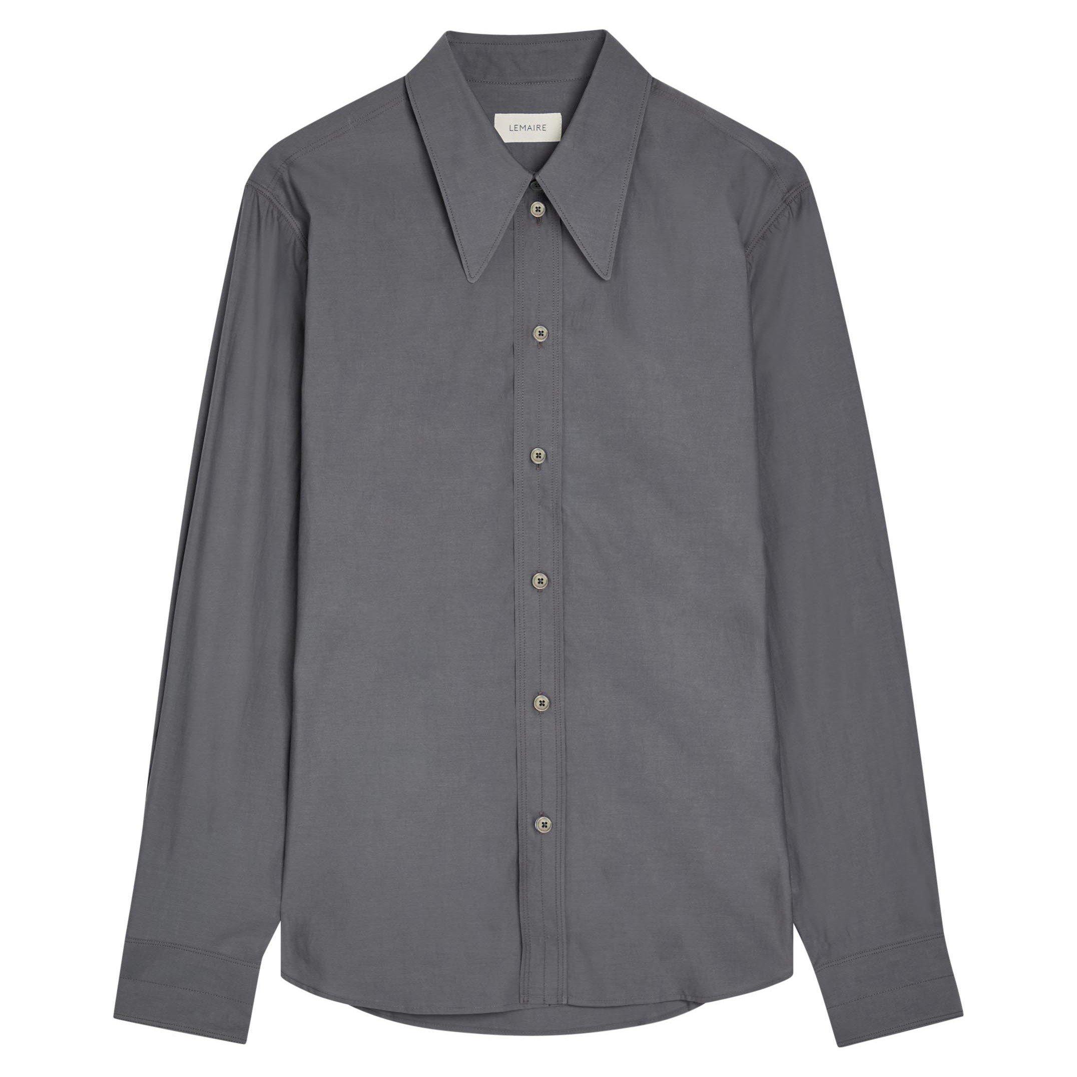STEEL - Lemaire - POINTED COLLAR SHIRT - 1