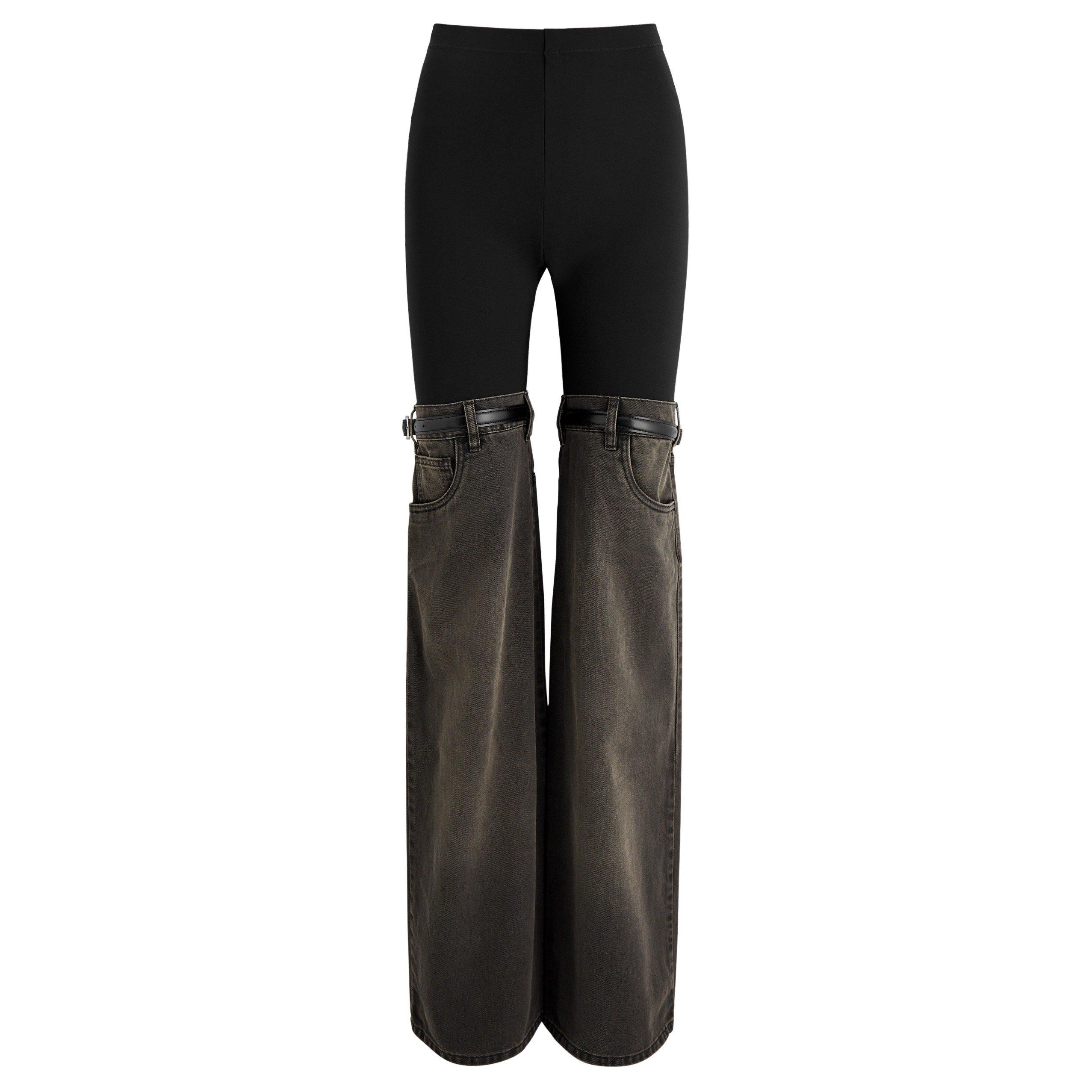 BLACK GREY - Coperni - HYBRID DENIM TROUSERS