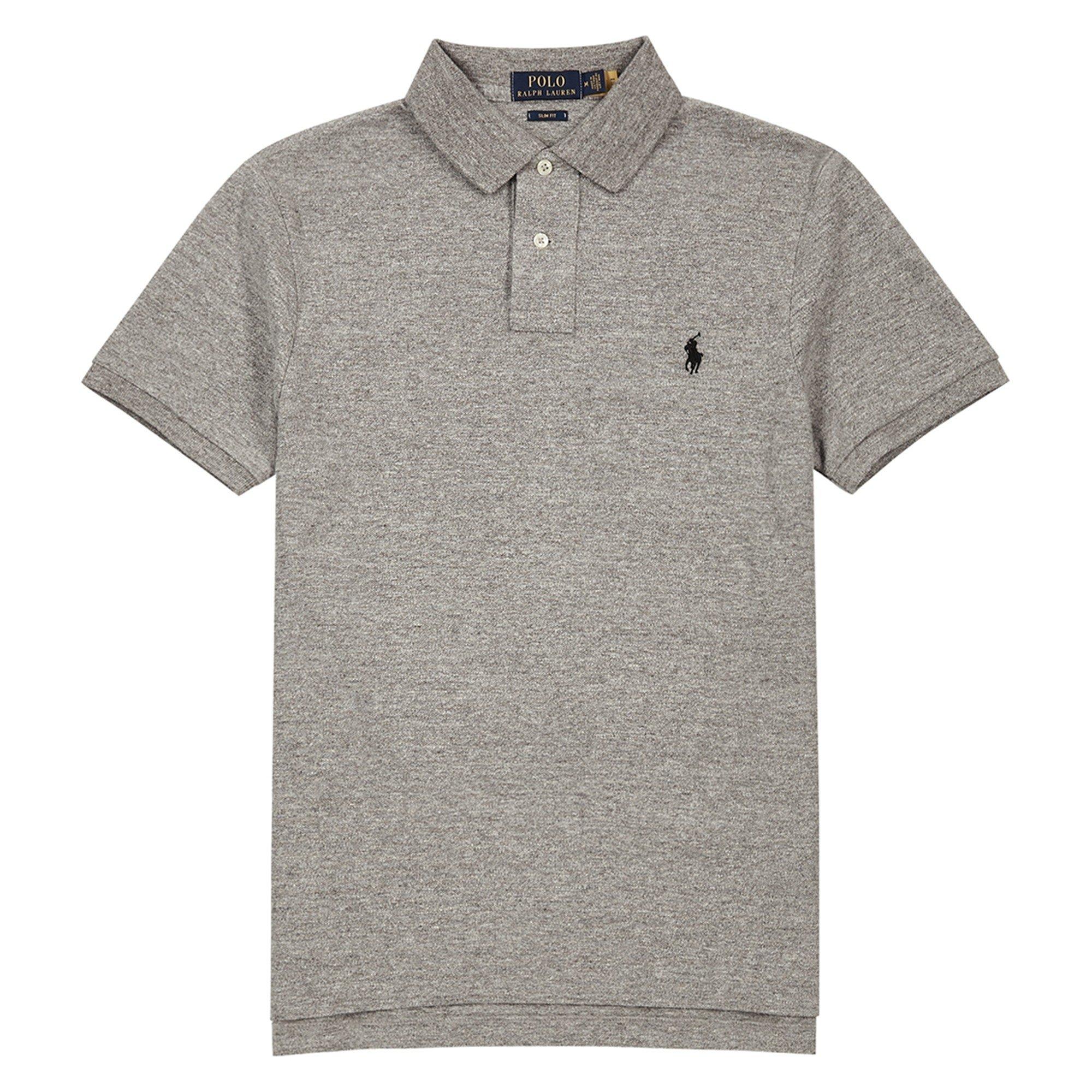GREY - Polo Ralph Lauren - PRL POLO BASIC MESH SLIM