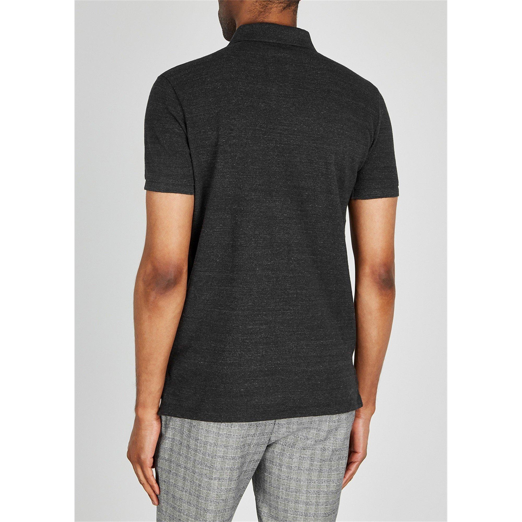 DARK GREY - Polo Ralph Lauren - Men's Cotton Slim-Fit Short-Sleeve Polo - 3