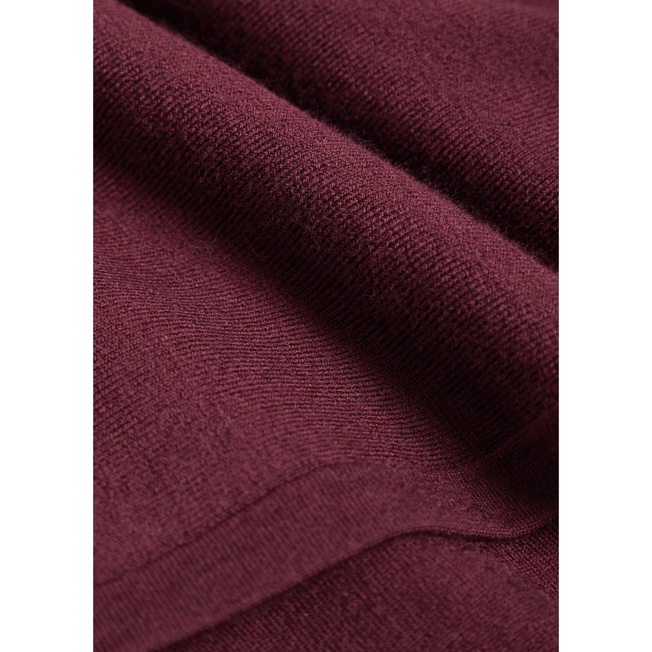 PURPLE - Jonathan Simkhai - Women's Vinna Wool Slim-Fit Polo Shirt - 4
