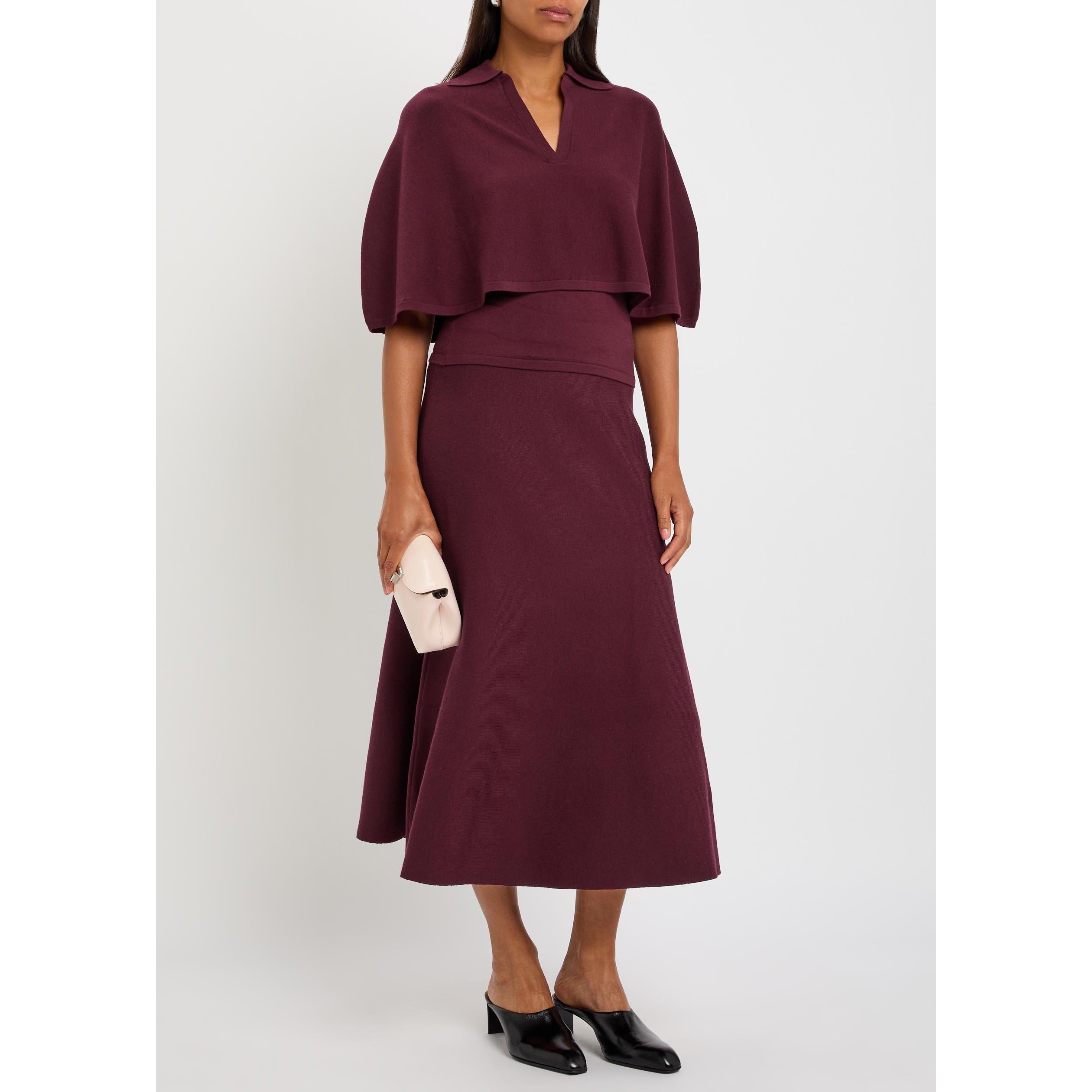 PURPLE - Jonathan Simkhai - Women's Vinna Wool Slim-Fit Polo Shirt - 5