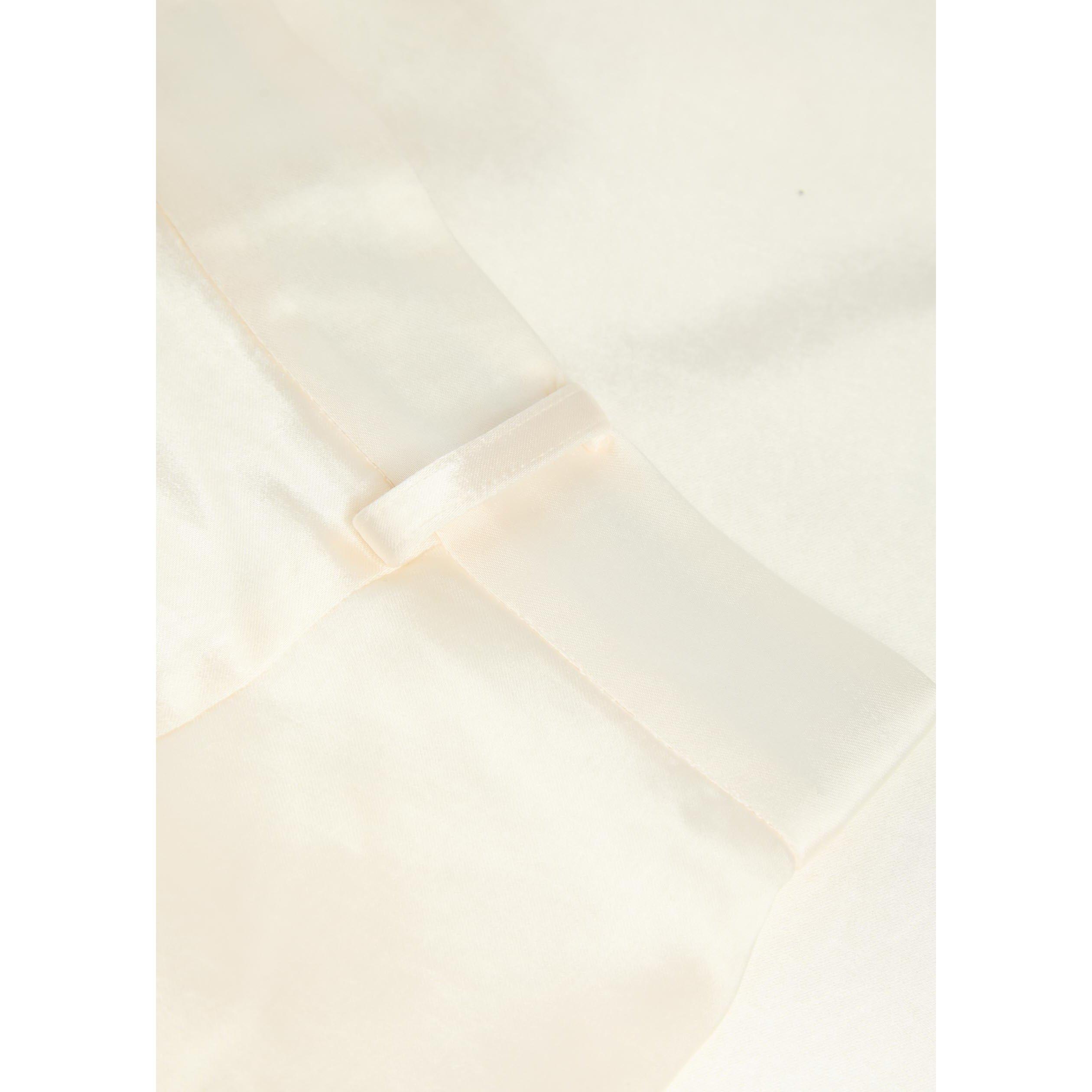 CREAM - Self Portrait - Women's High-Waisted Straight Leg Trousers - 4