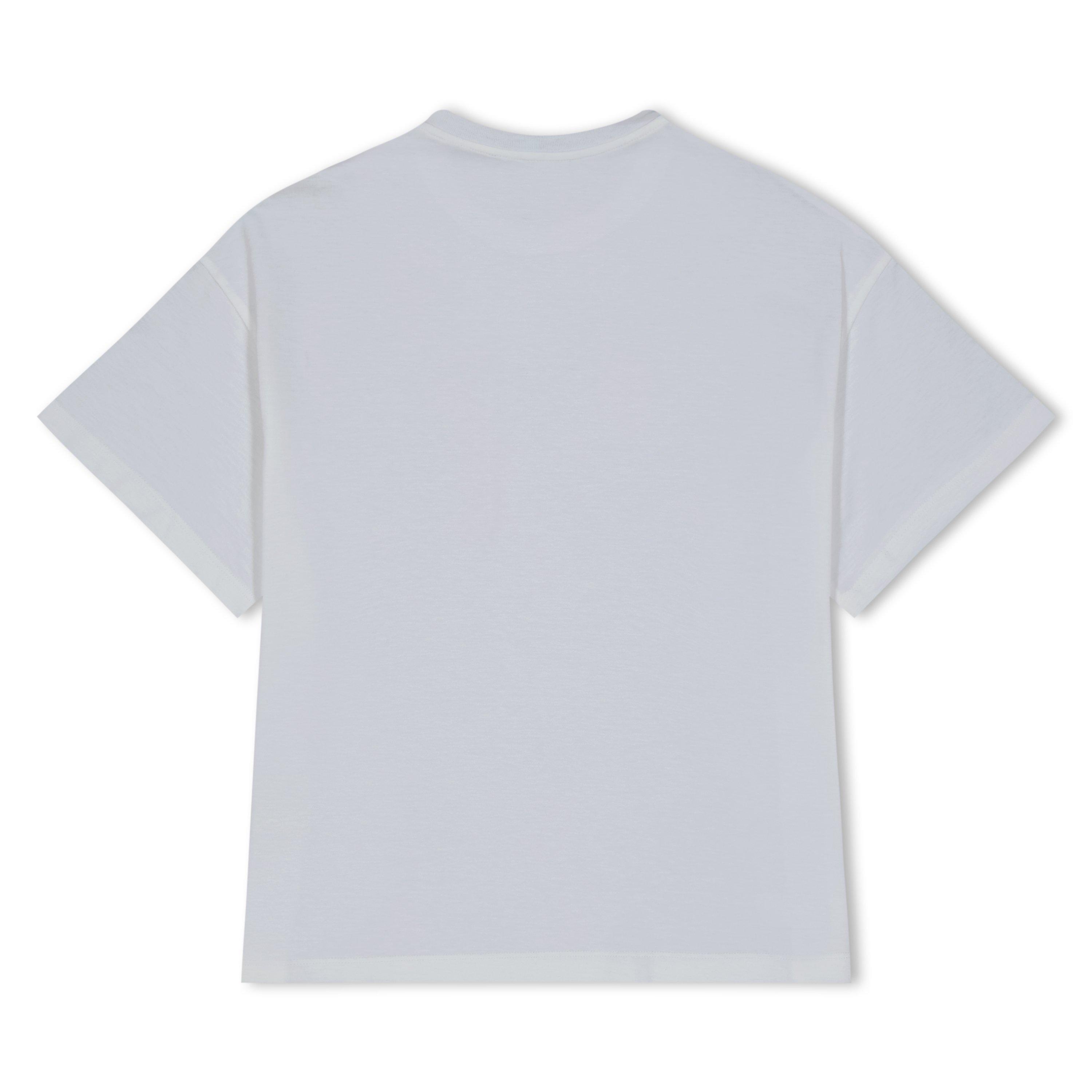 White F0TU9 - Fendi - Logo T-Shirt Juniors - 2