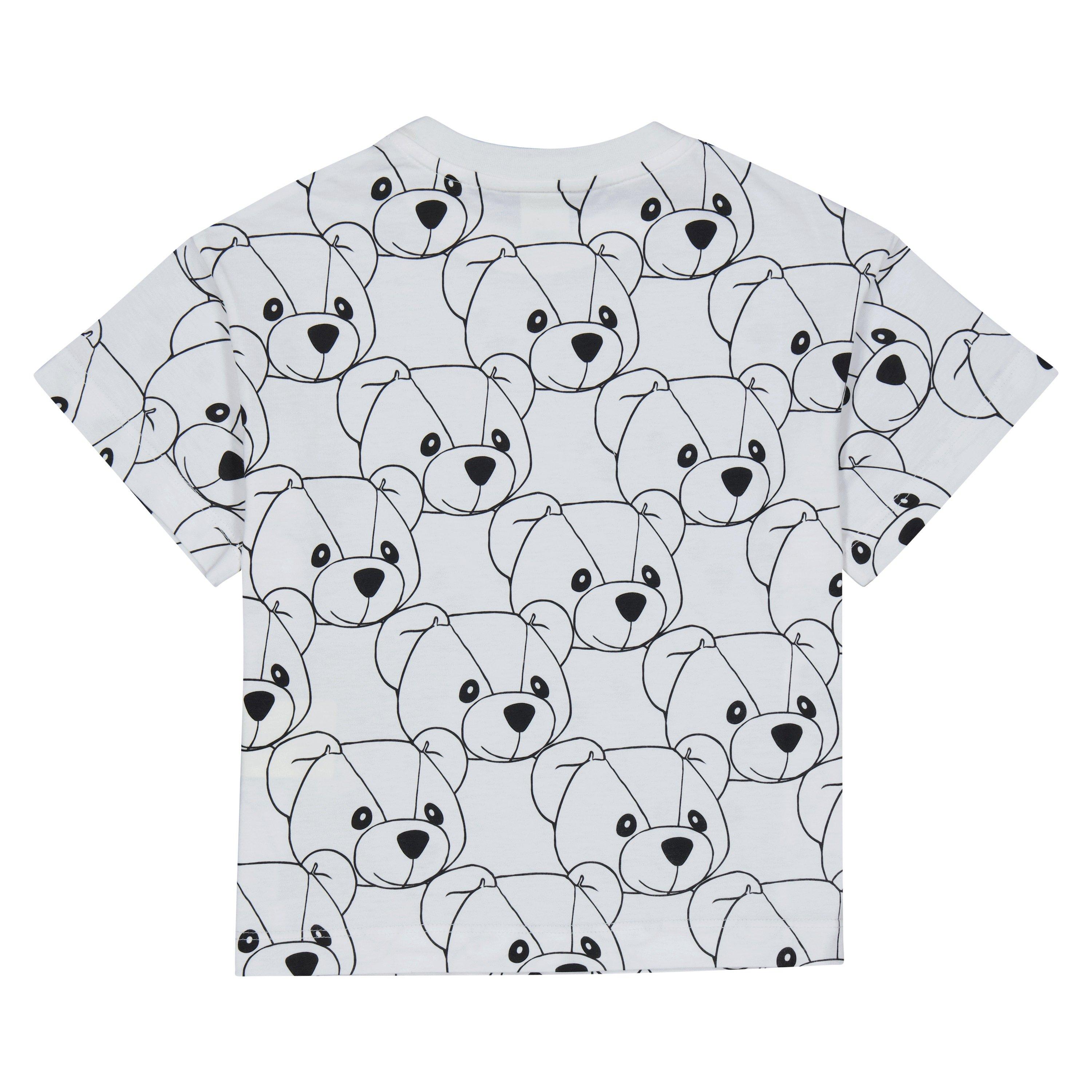 White F0TU9 - Fendi - Ff Bear T-Shirt Juniors - 2