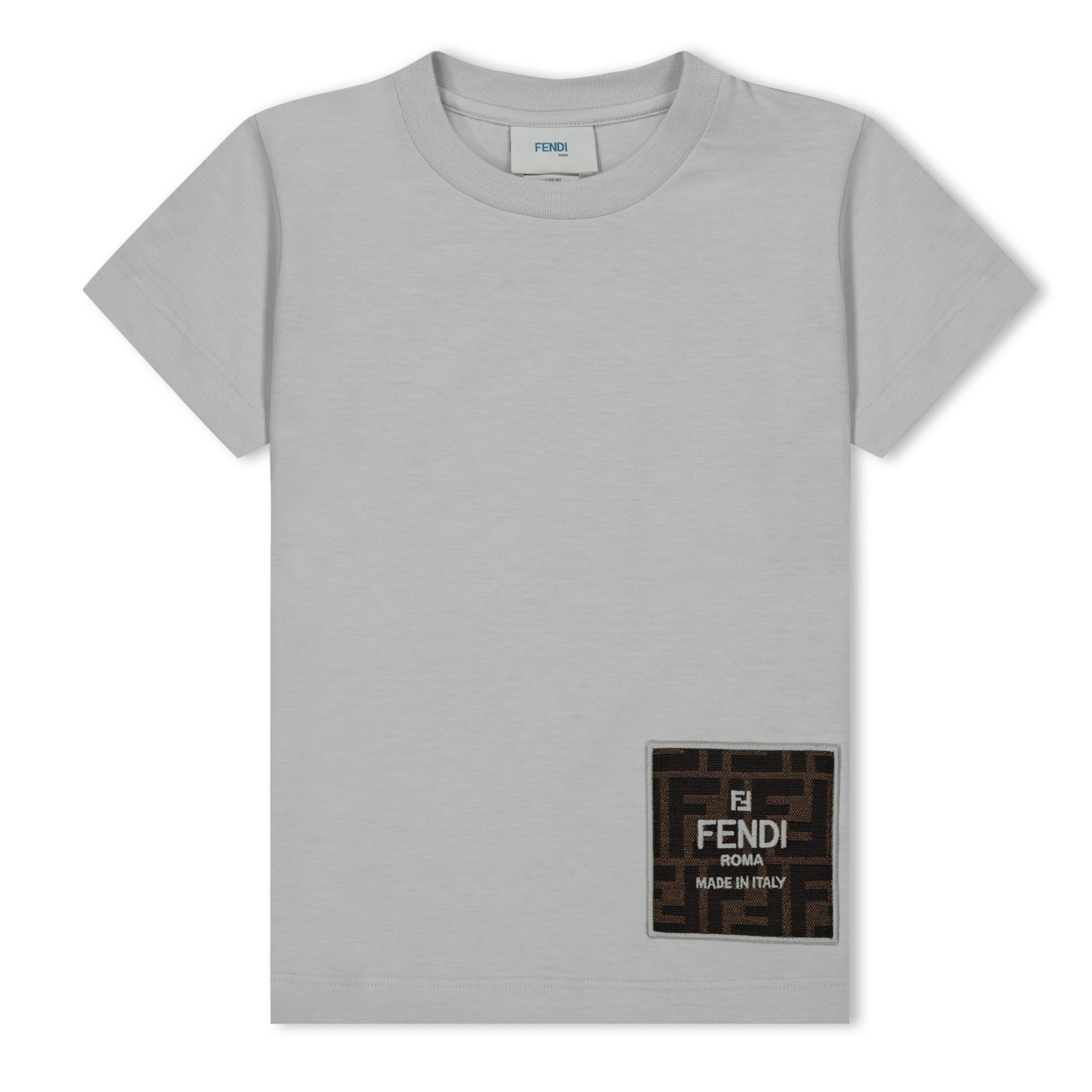 Grey F1MU1 - Fendi - Logo T-Shirt Juniors - 1