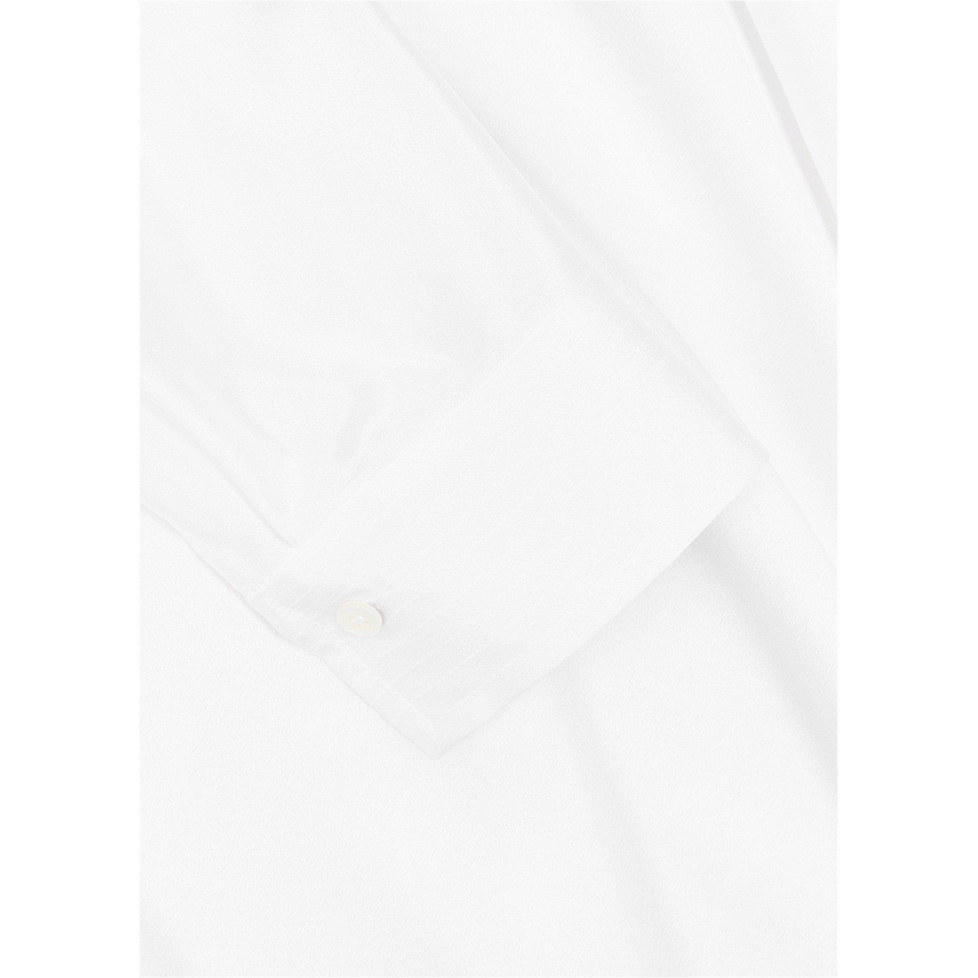 WHITE - Vince - B BAND COLLAR BLOUSE - 4