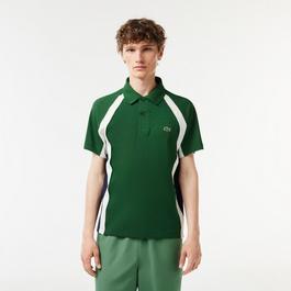 Lacoste Lacoste Men'S Cotton Mini-Pique Colourblock Polo Shirt Mens