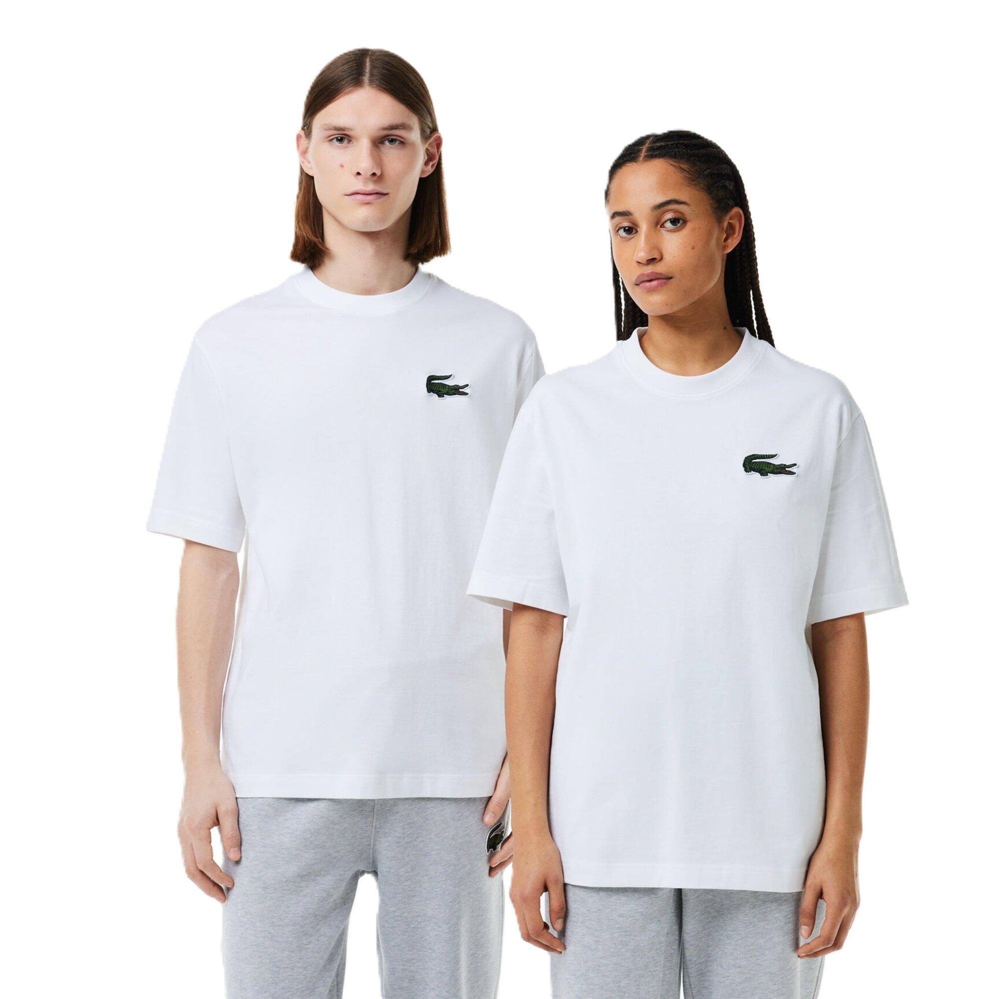White - Lacoste - Croc Logo T-Shirt - 1