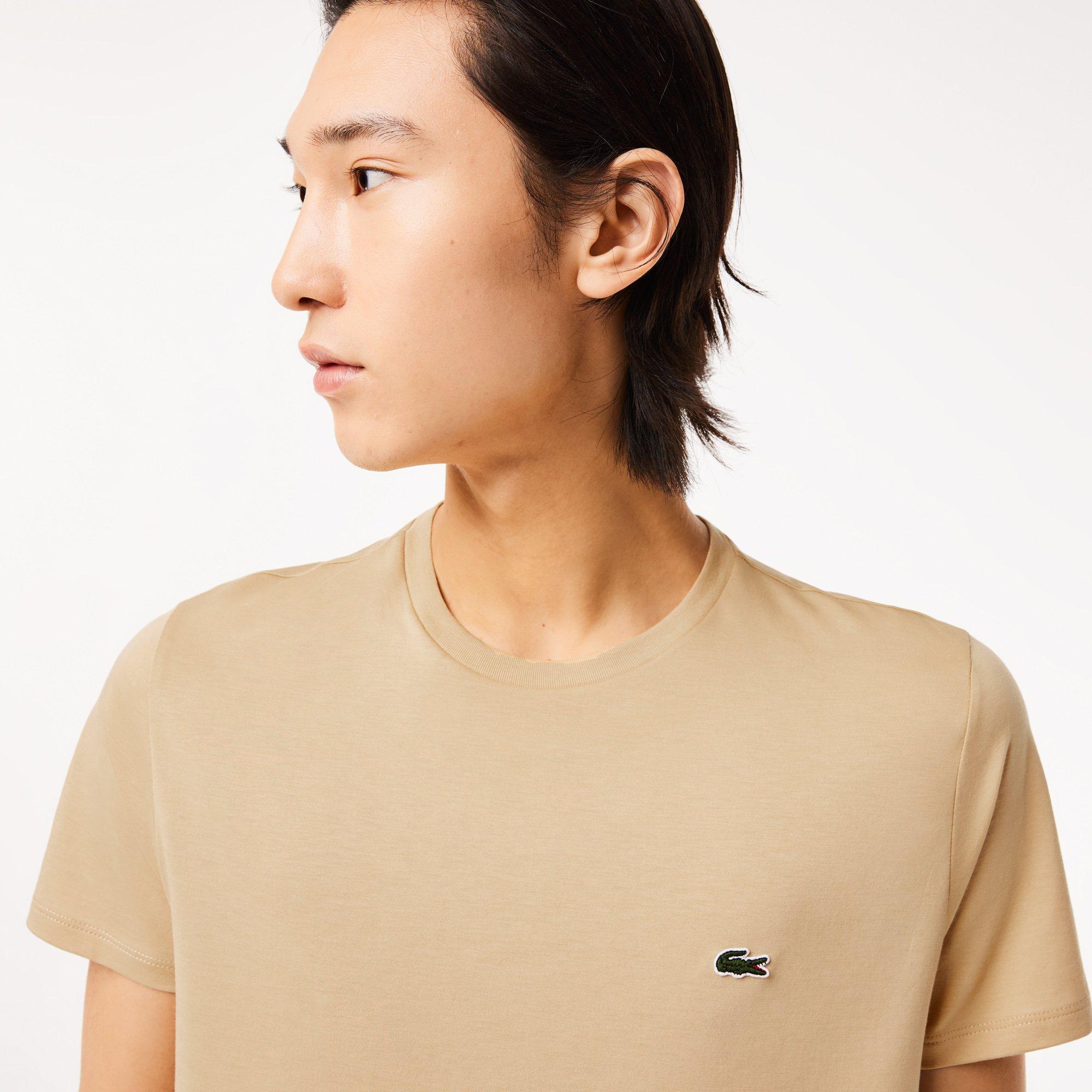 Croissant - Lacoste - Regular Fit Crewneck T-Shirt - 4