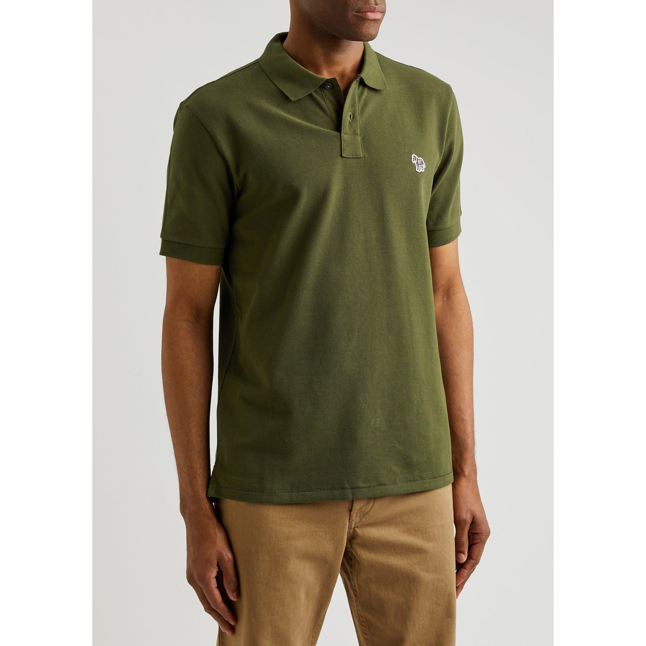 GREEN - PS Paul Smith - PS POLO SS ZBRA - 2