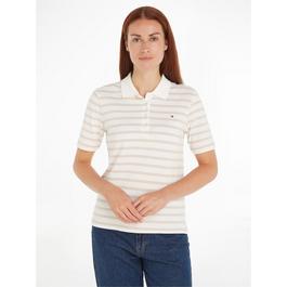 Tommy Hilfiger Pique Stripe Polo Shirt