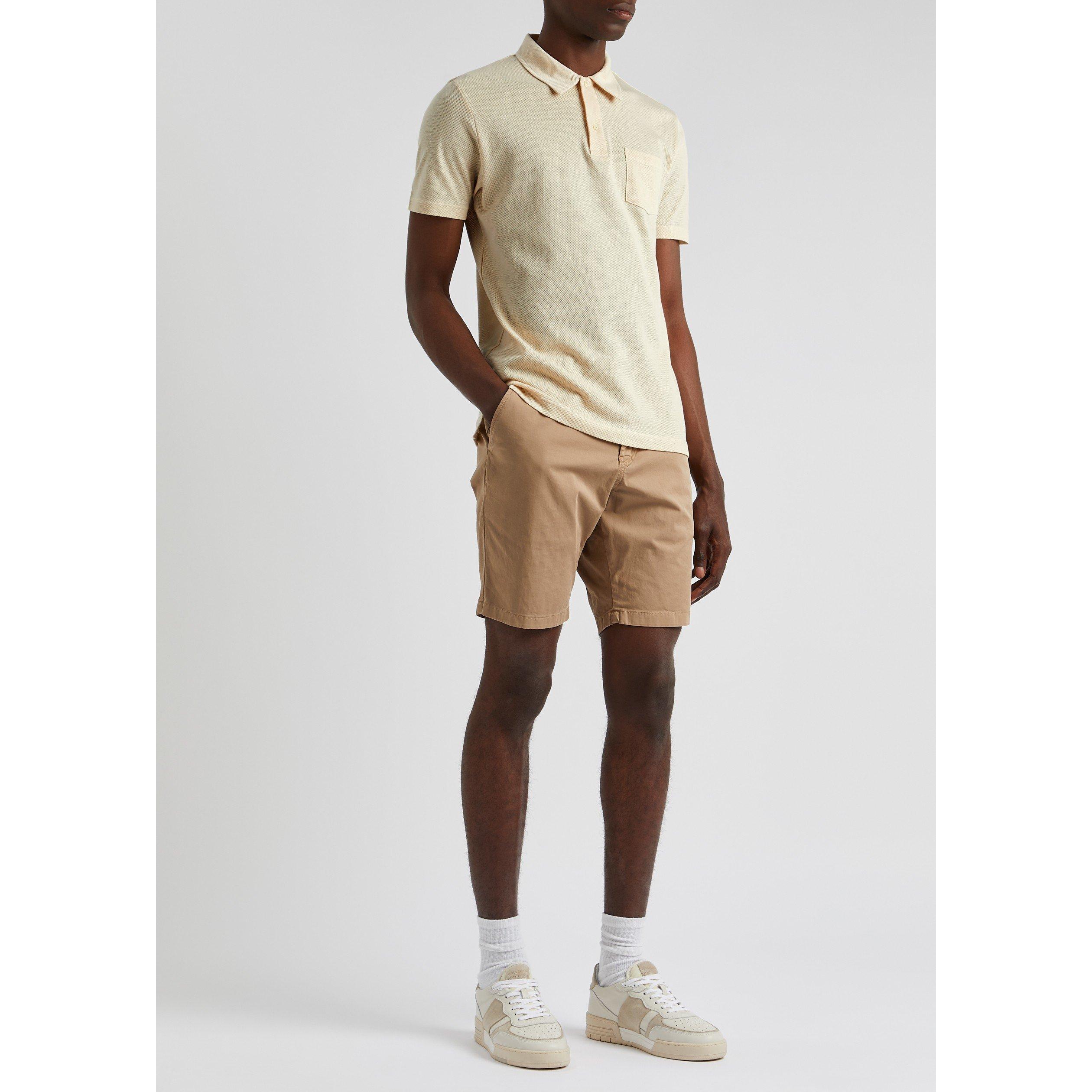 CREAM - Sunspel - SUN POLO SS RIVIERA - 5