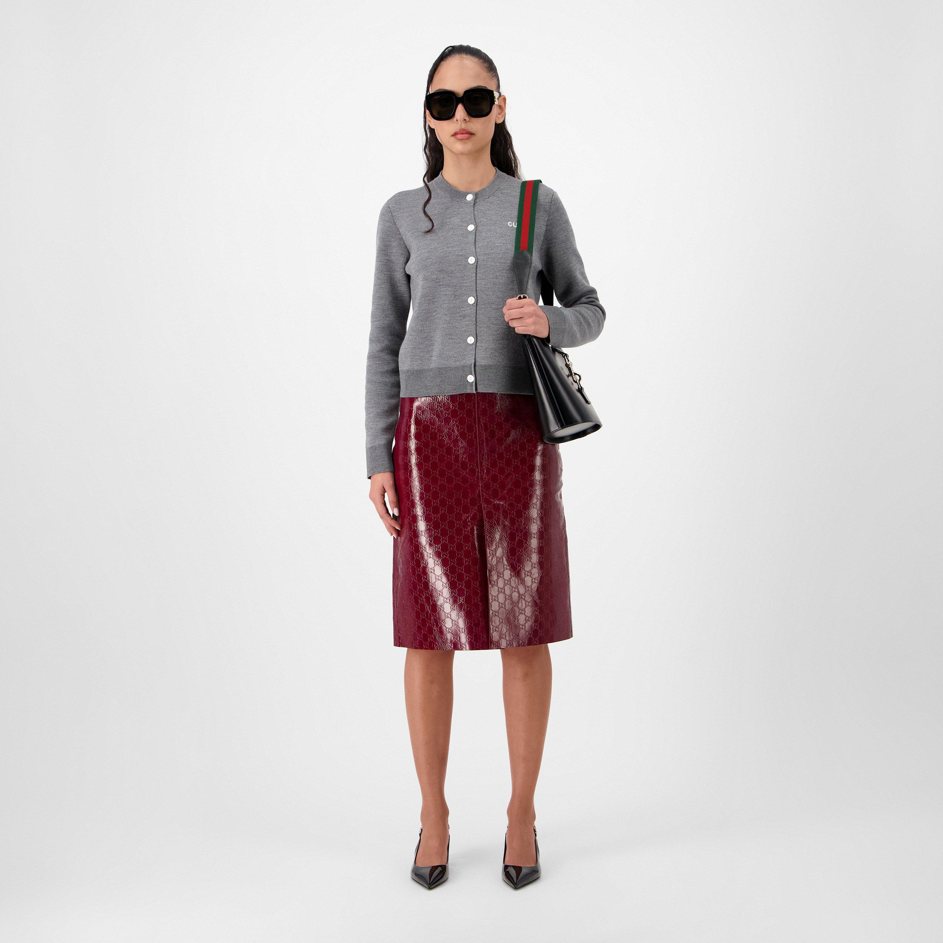 Gucci | GG Embossed Mid-Length Skirt | Midi Skirts | Cruise