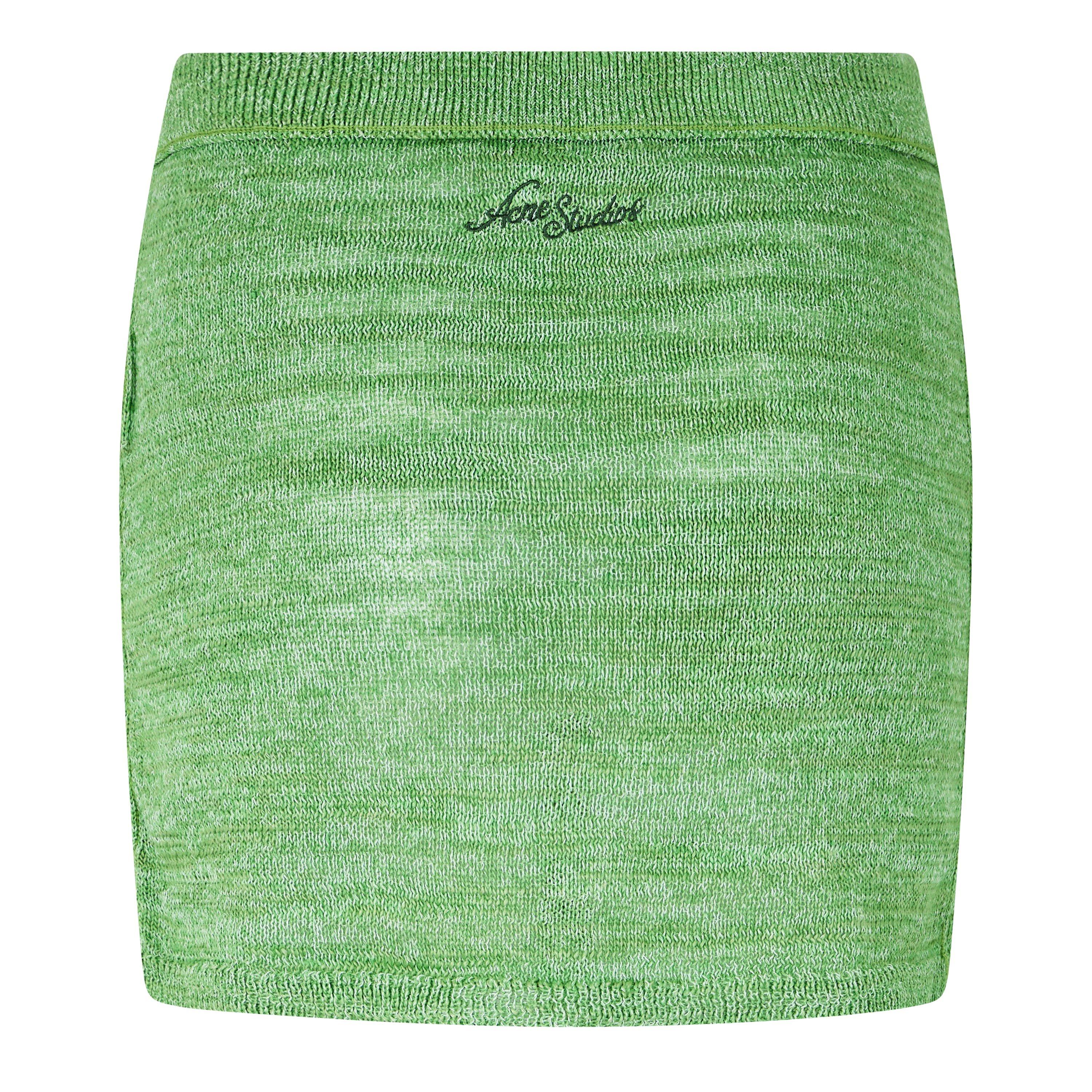 Bright Green - Acne Studios - Knit Mini Skirt - 6