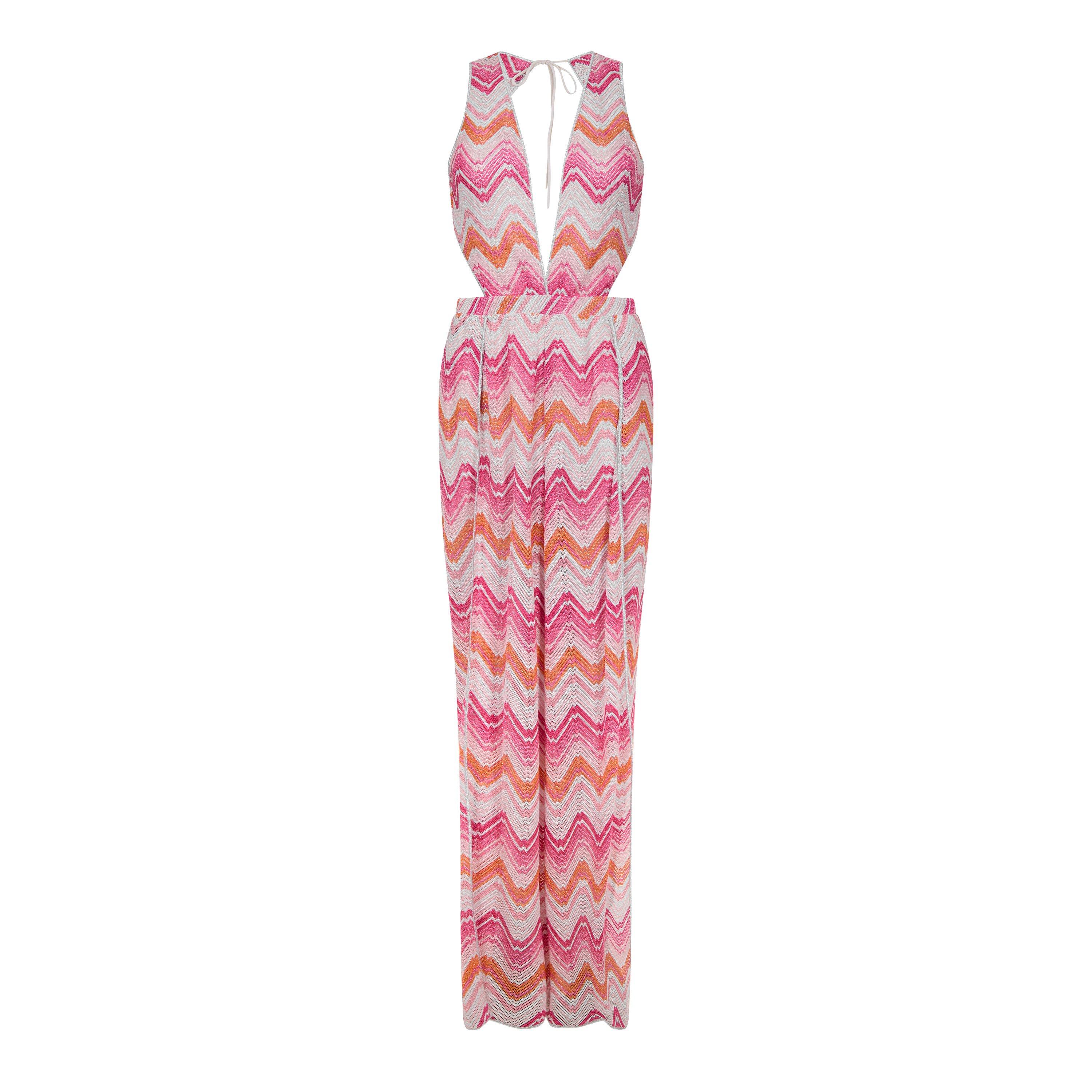 Microshade Pink - Missoni - Zigzag Woven Jumpsuit - 5