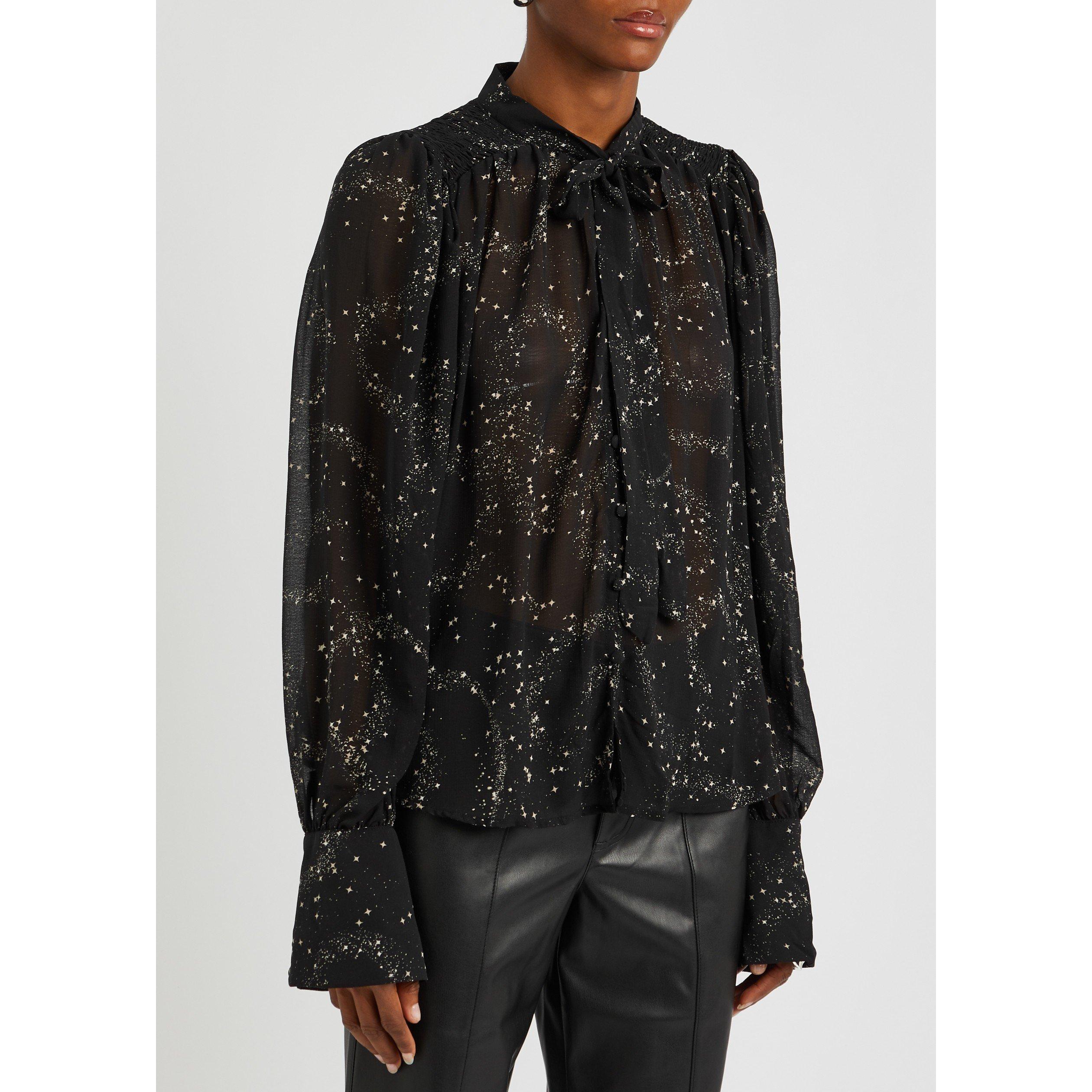 BLACK AND OTHER - Free People - T STARS ALIGN PRINTED TOP - 2