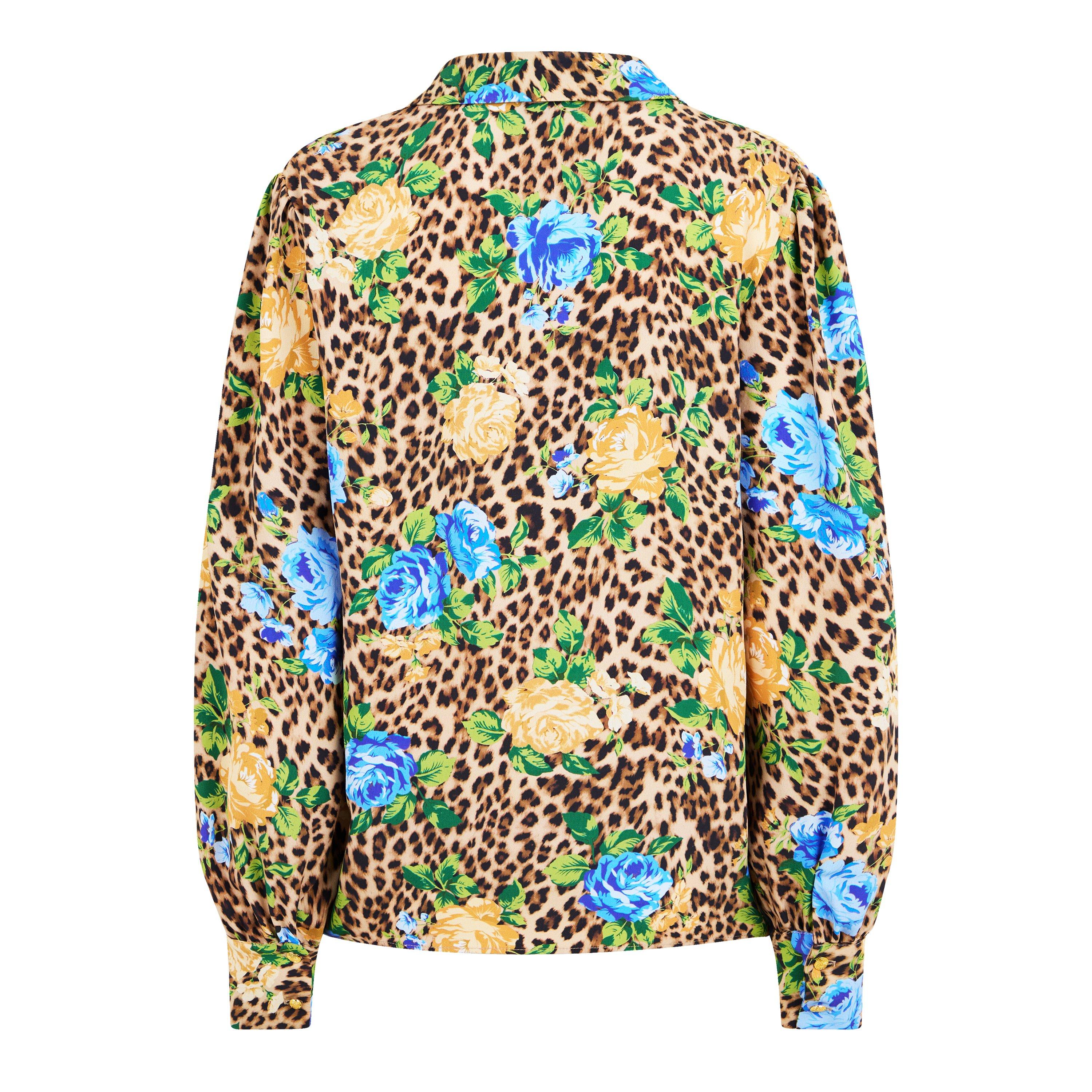 Leopard Floral - Biba - Biba Wrap Front Shirt - 6