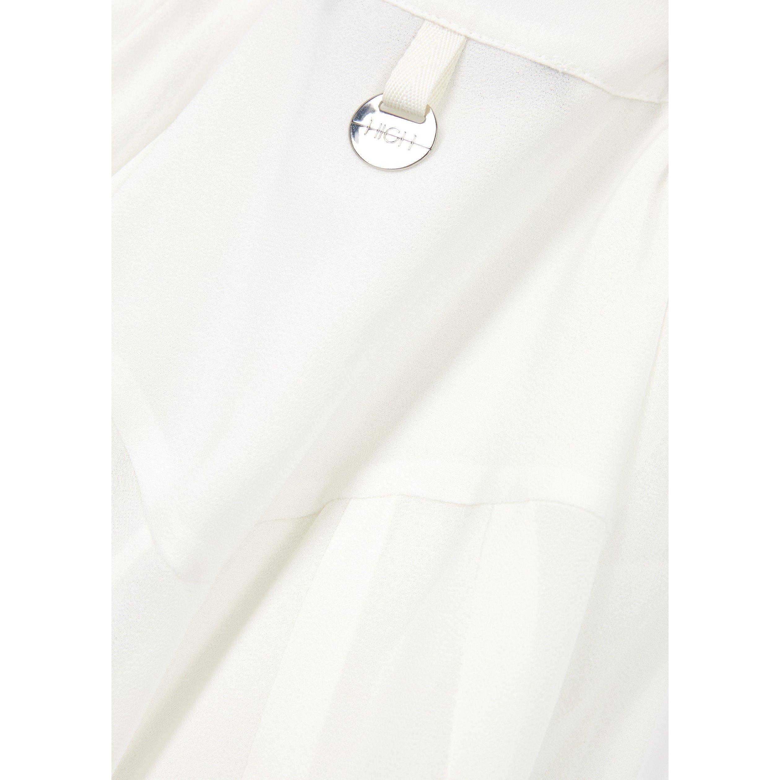 WHITE - High - B HOODWINK PLEAT SIDE BLOUSE - 4