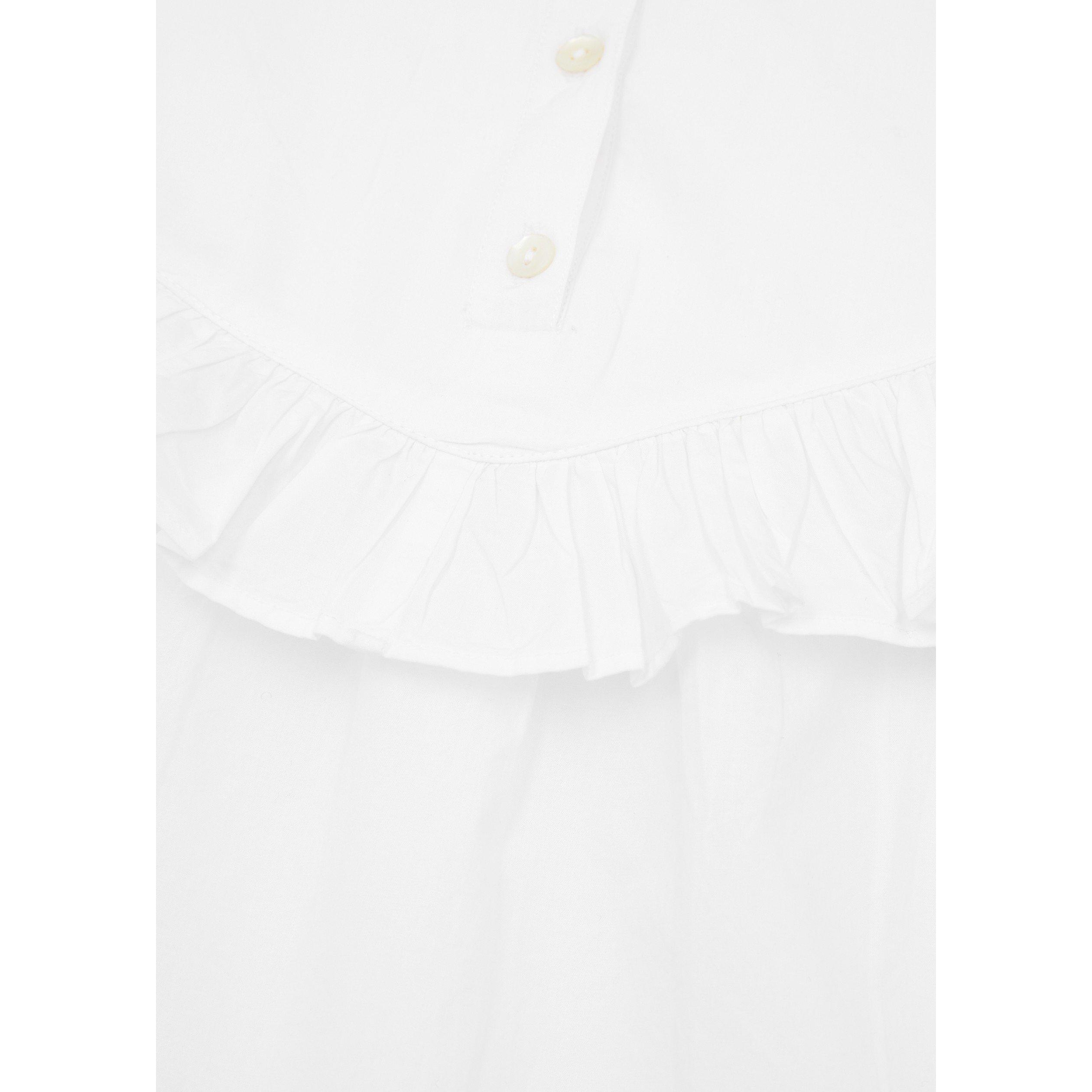 WHITE - Skall Studio - T IPANI FRILLBIB 3/4 SLV TOP - 4