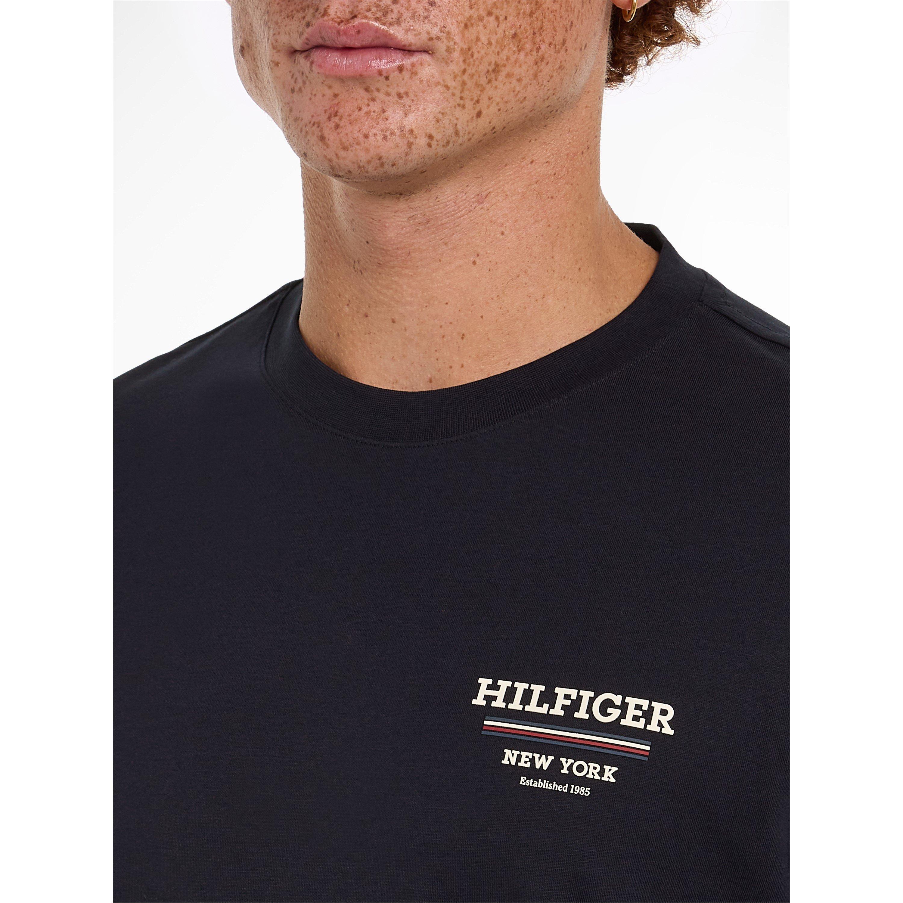 Desert Sky - Tommy Hilfiger - Men's Global Stripe Regular Fit T-Shirt - 2