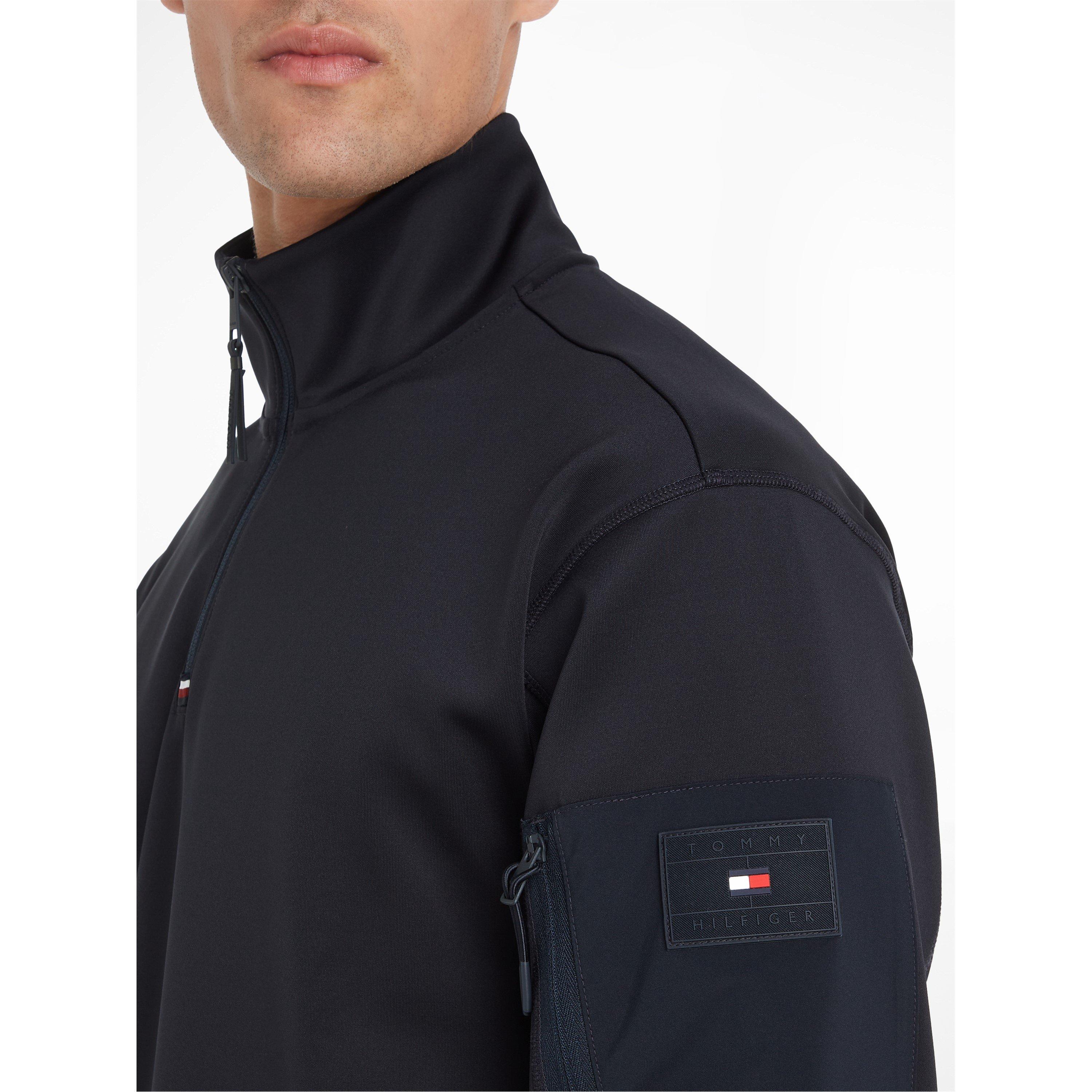 Desert Sky - Tommy Hilfiger - Men's Quarter-Zip Fleece - 2