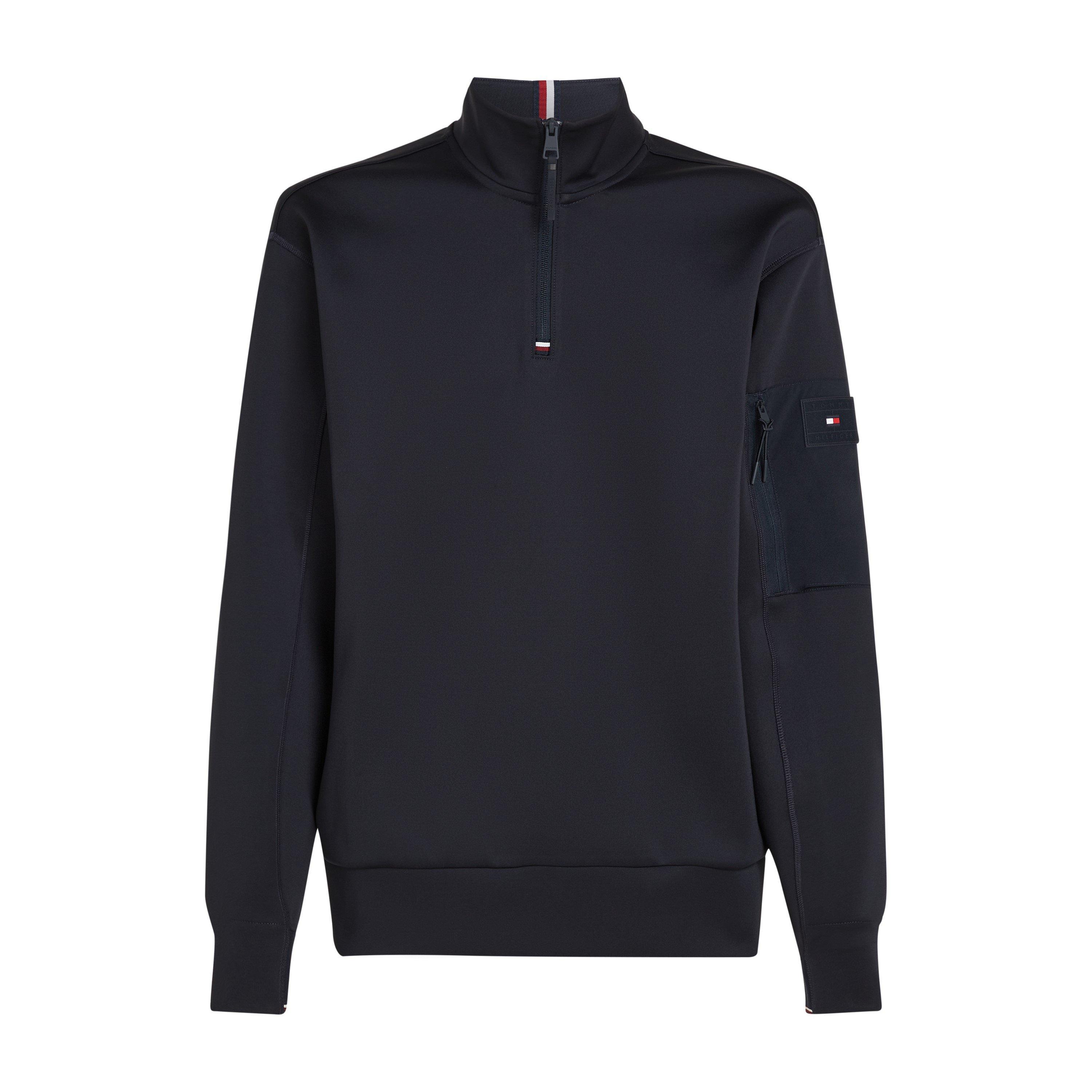 Desert Sky - Tommy Hilfiger - Men's Quarter-Zip Fleece - 4