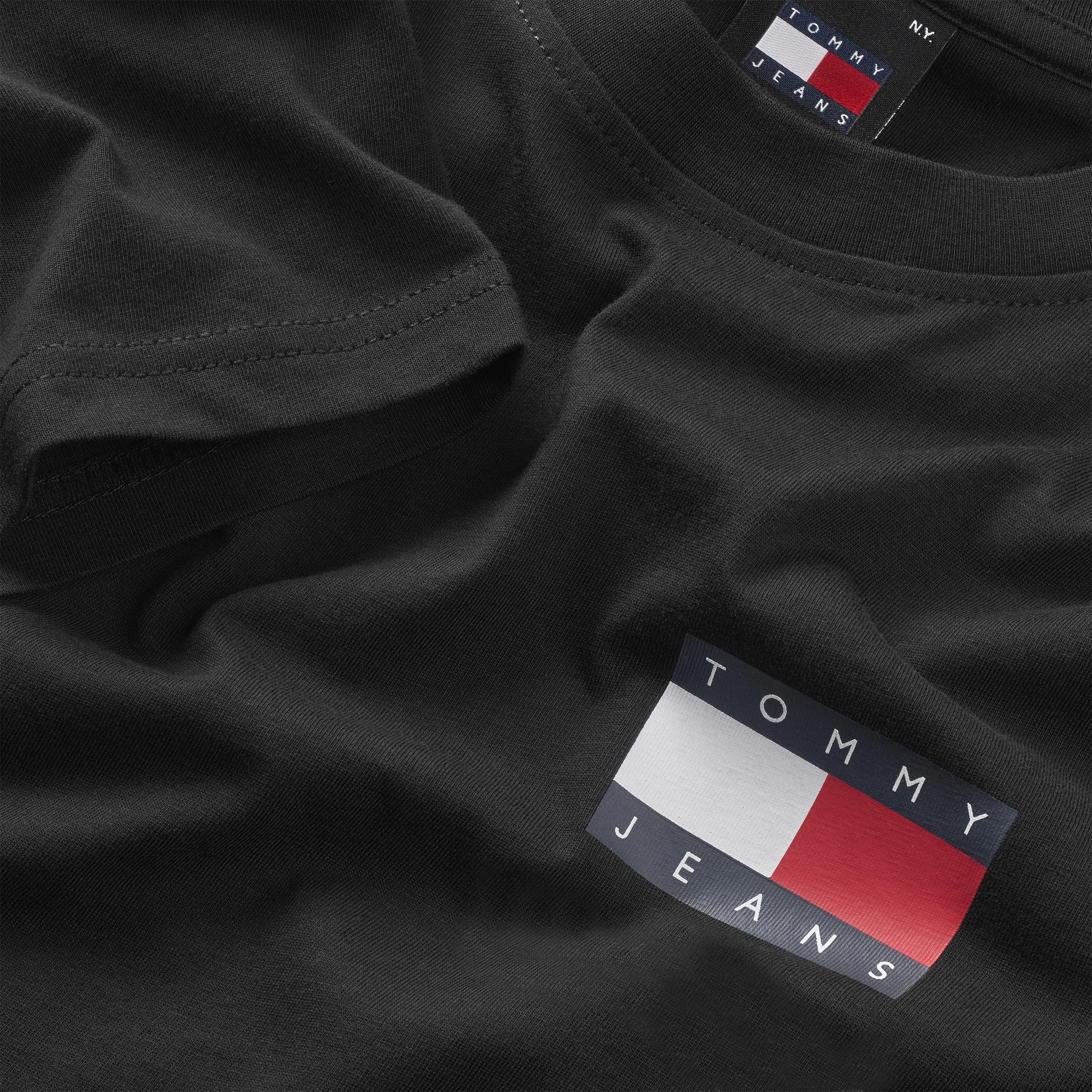 Nero - Tommy Jeans - Men's Slim Essential Flag Regular Fit T-Shirt - 3