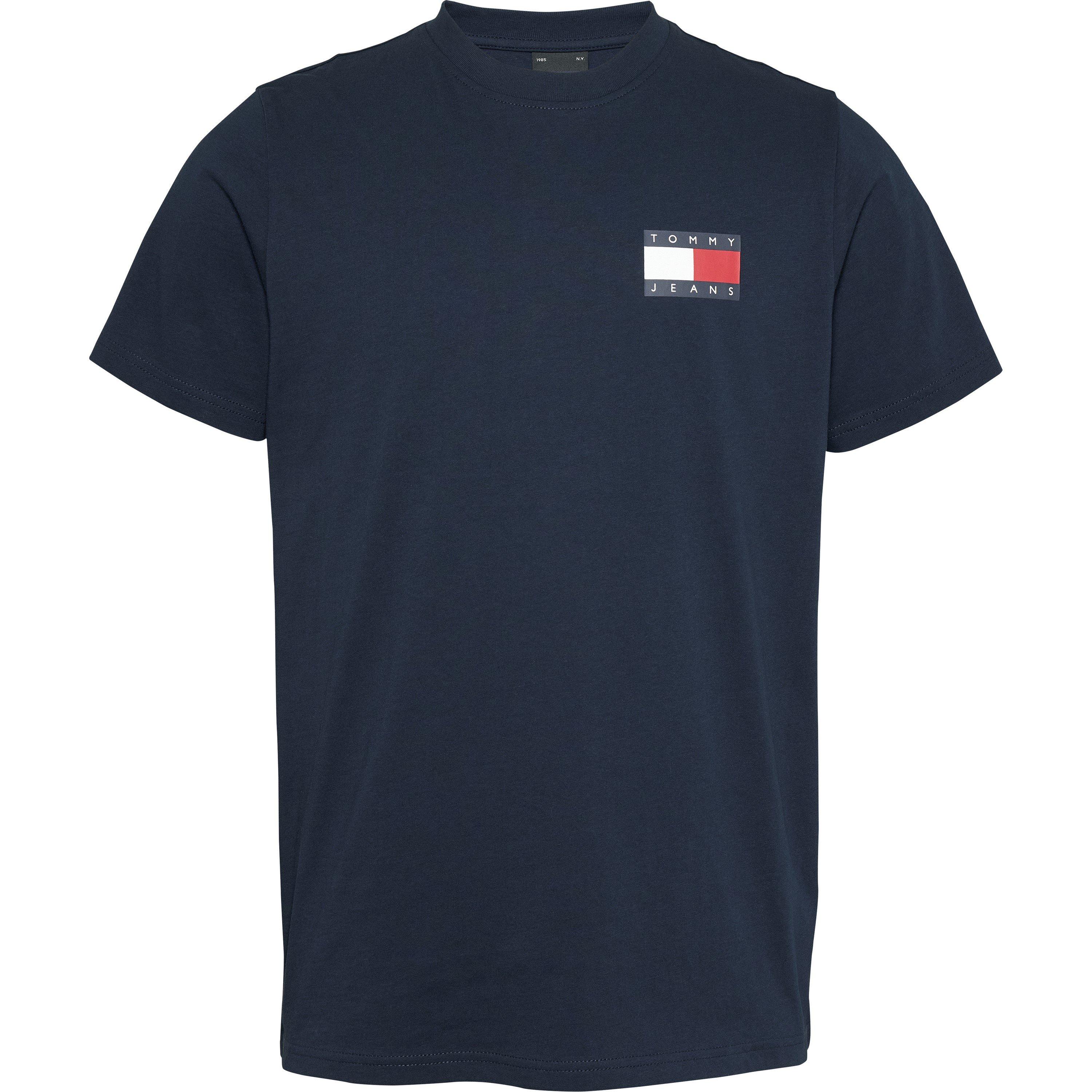 Tommy Jeans Men's Slim Essential Flag Regular Fit T-Shirt - Dark Night - XS