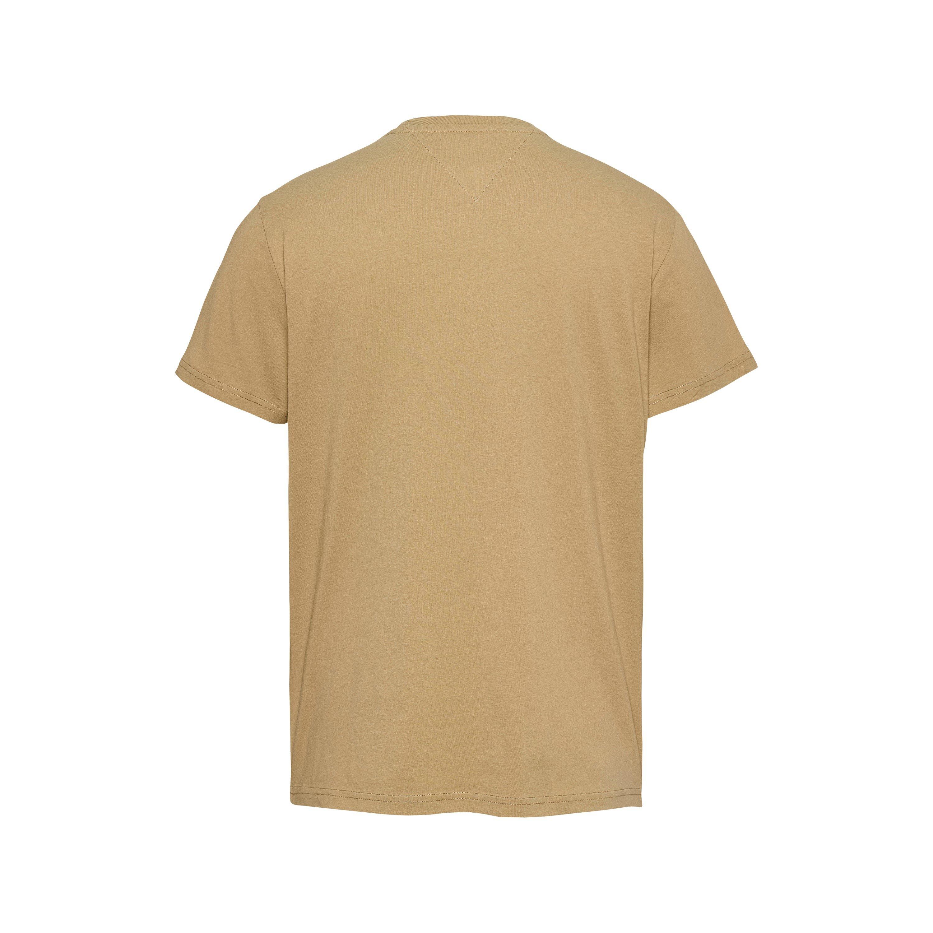 Tan Reliquia - Tommy Jeans - Men's Slim Essential Flag Regular Fit T-Shirt - 6