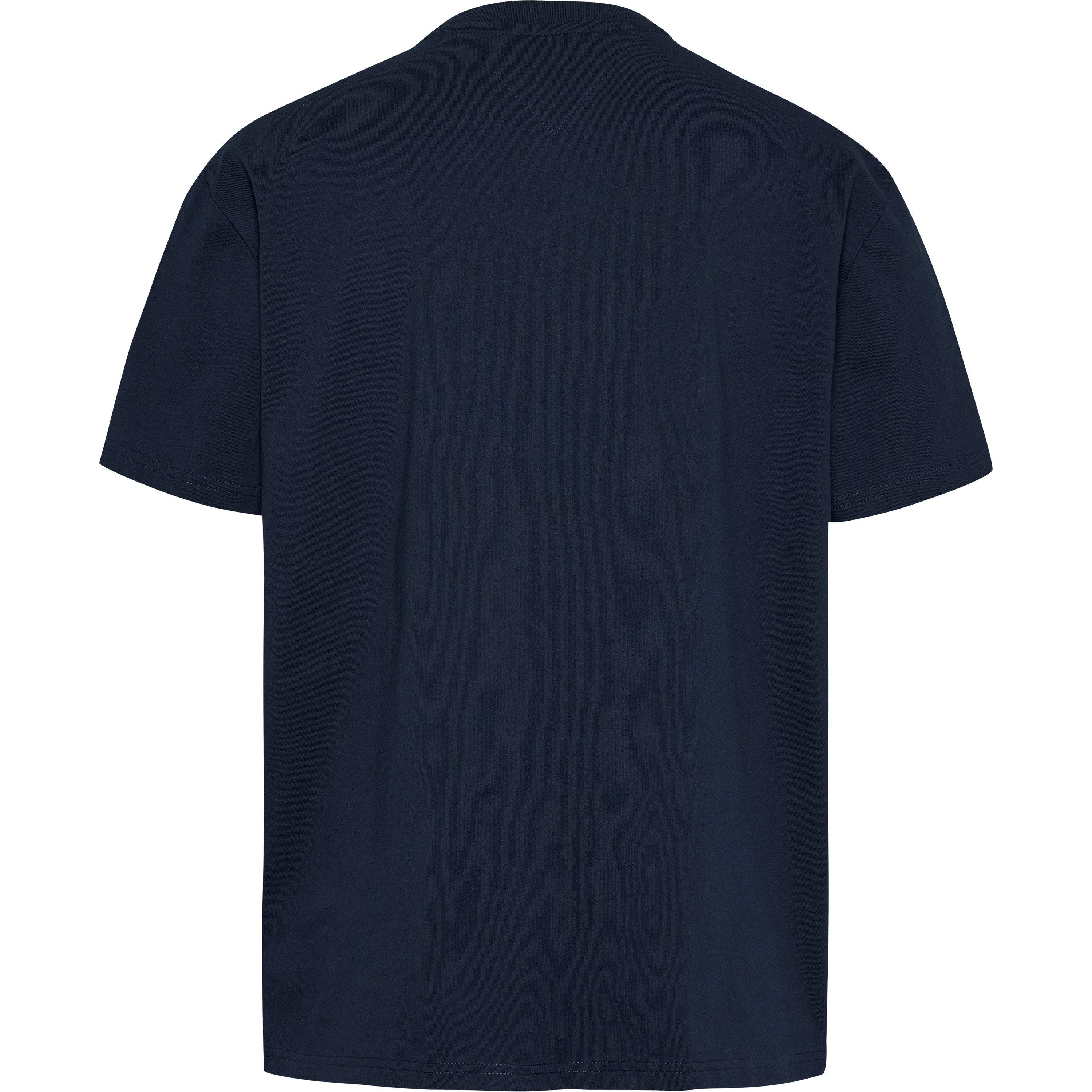 Dk Night Navy - Tommy Jeans - Men's Linear Logo T-Shirt - 3