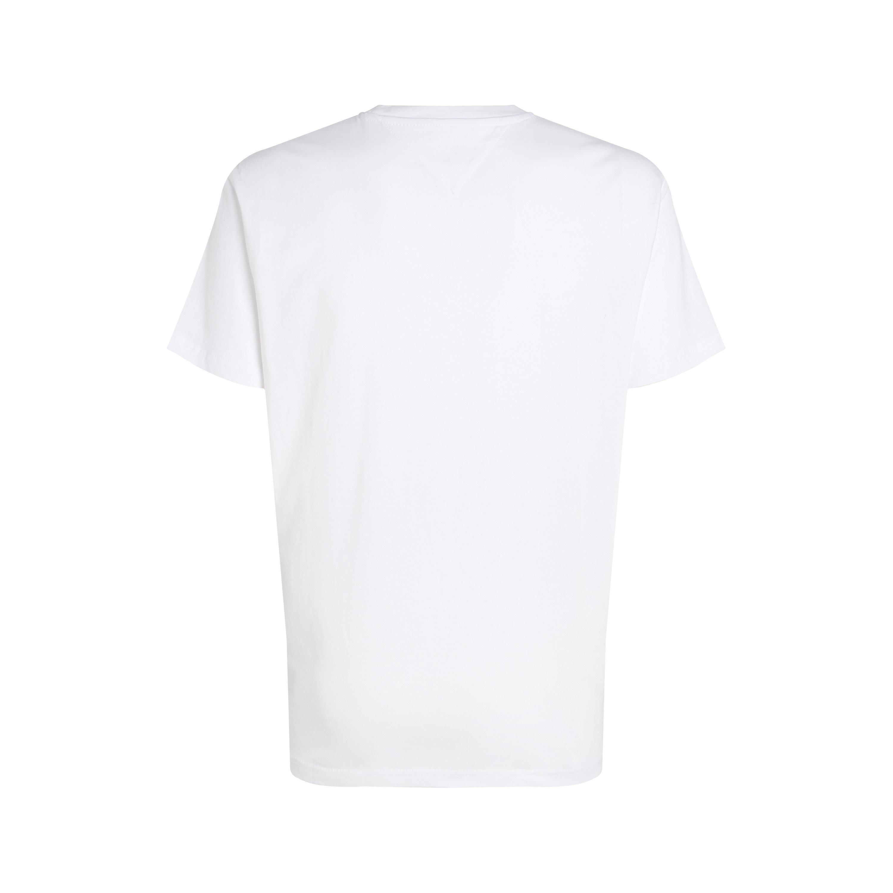 BIJELI V2 - Tommy Jeans - Men's TJM Linear Logo Regular Fit T-Shirt - 2