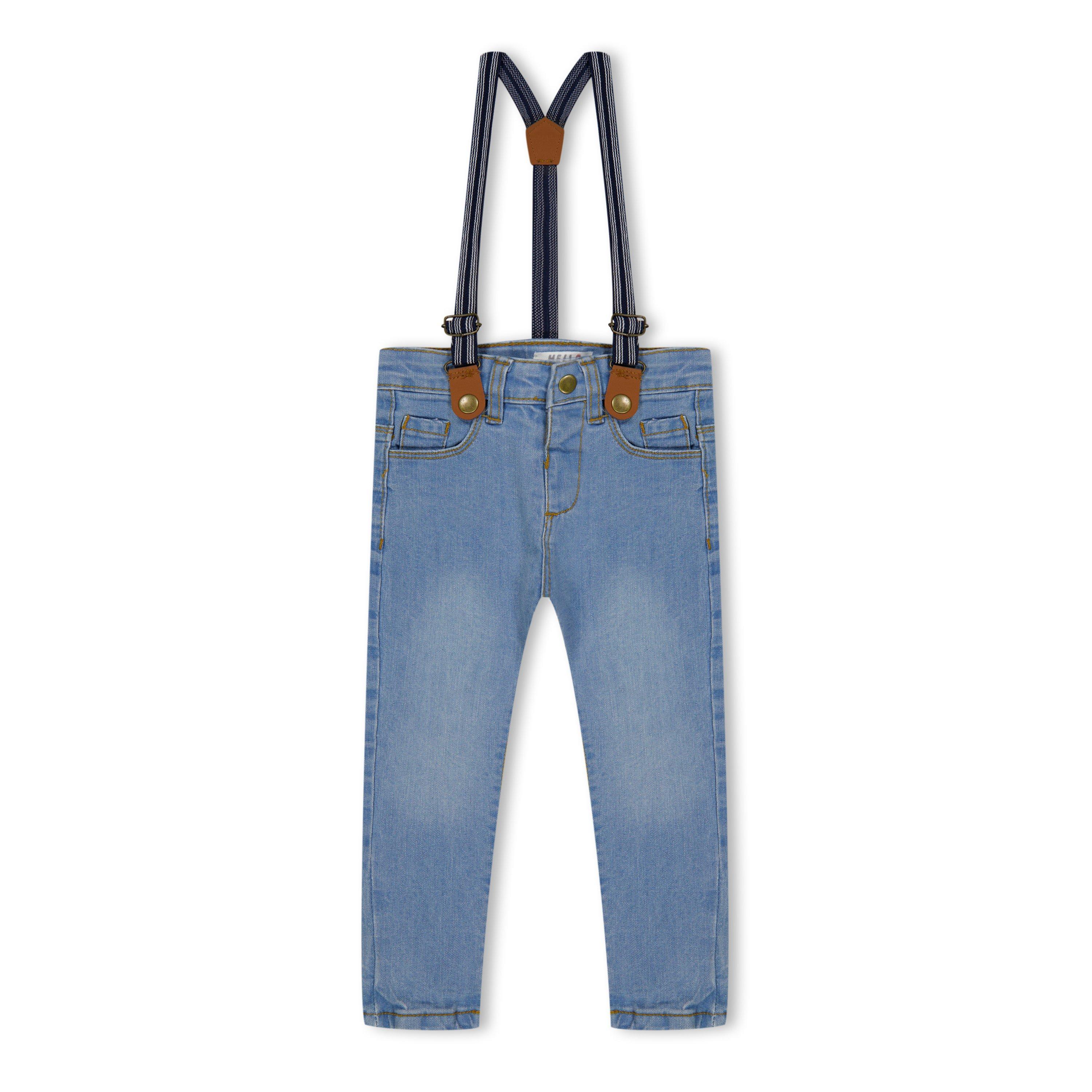 VIŠEPUTNIK - Hello World - Studio Baby Boy Shirt, Jean and Brace Clothing Set - 3