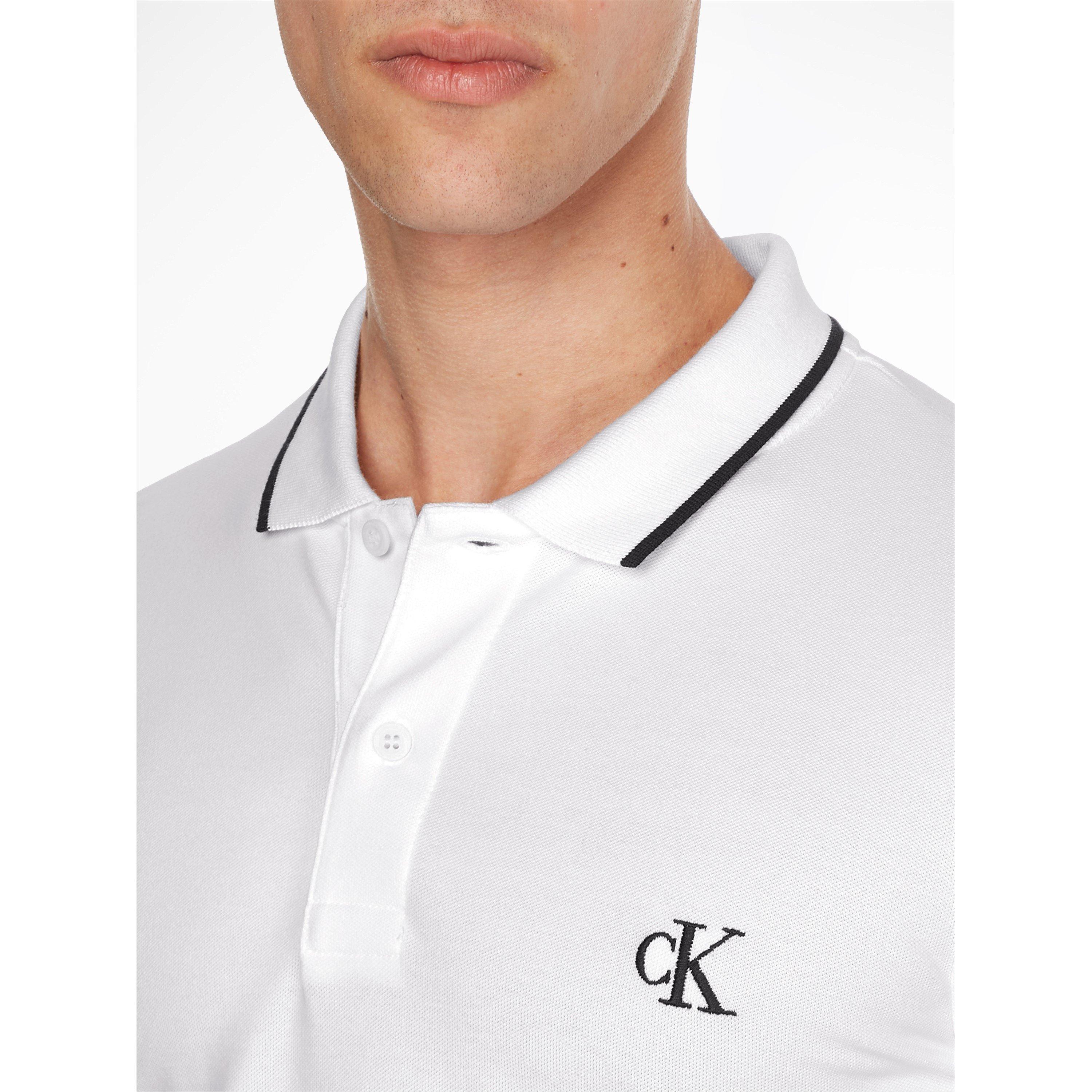 Bianco brillante - Calvin Klein Jeans - Slim Polo Shirt - 5