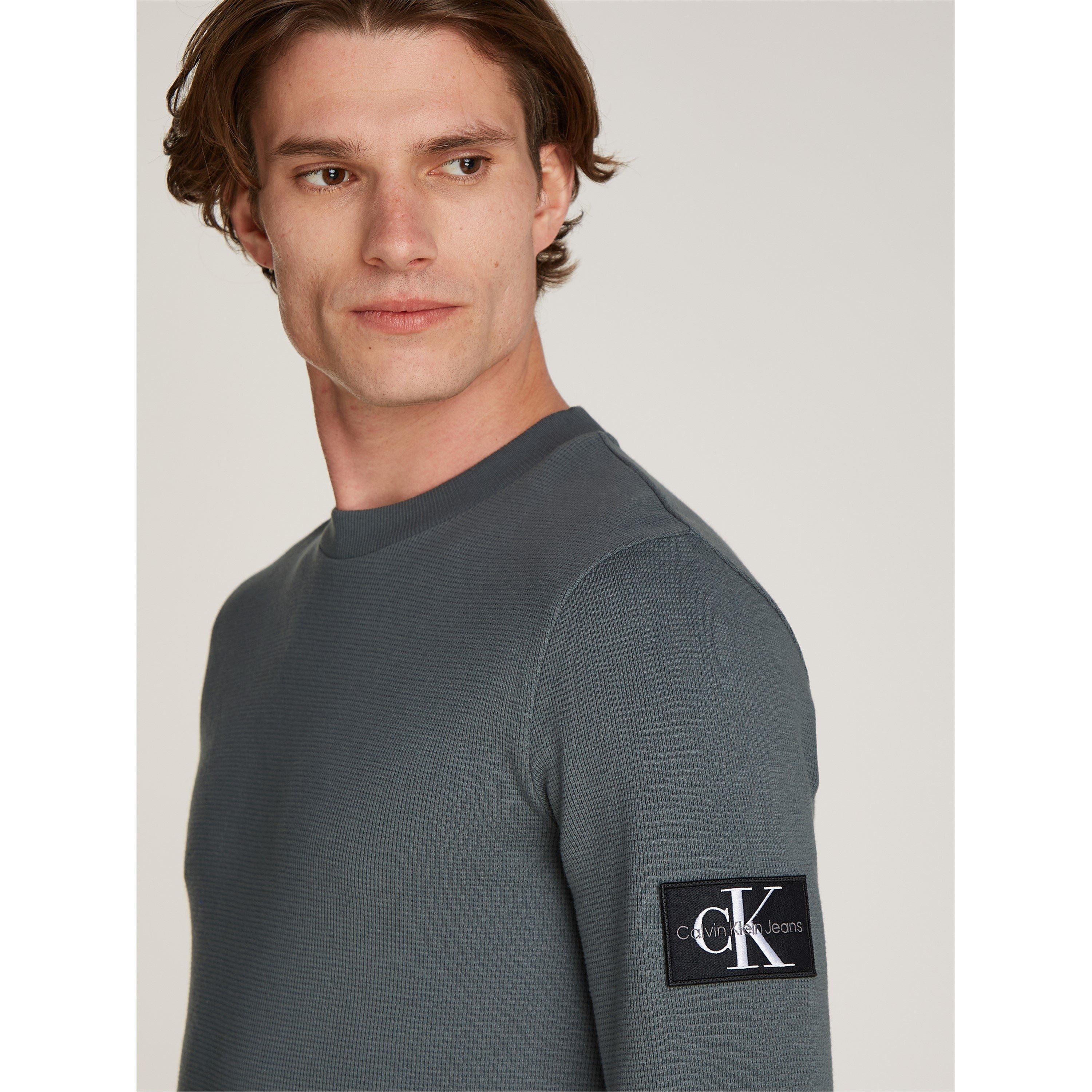 Calvin Klein Jeans Waffle Long Sleeve Top Long Sleeve T-Shirts