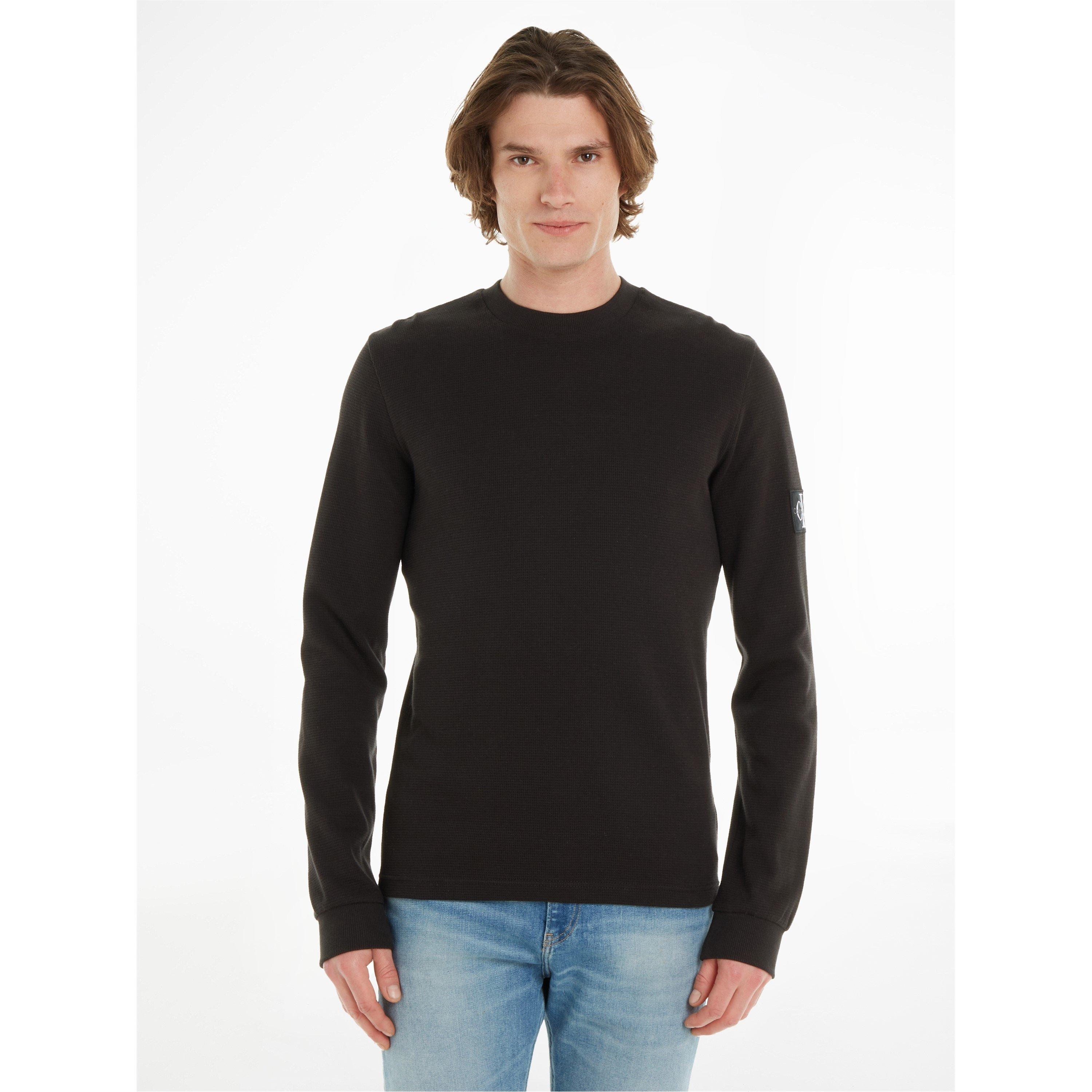 CK Black - Calvin Klein Jeans - Waffle Long Sleeve Top - 3