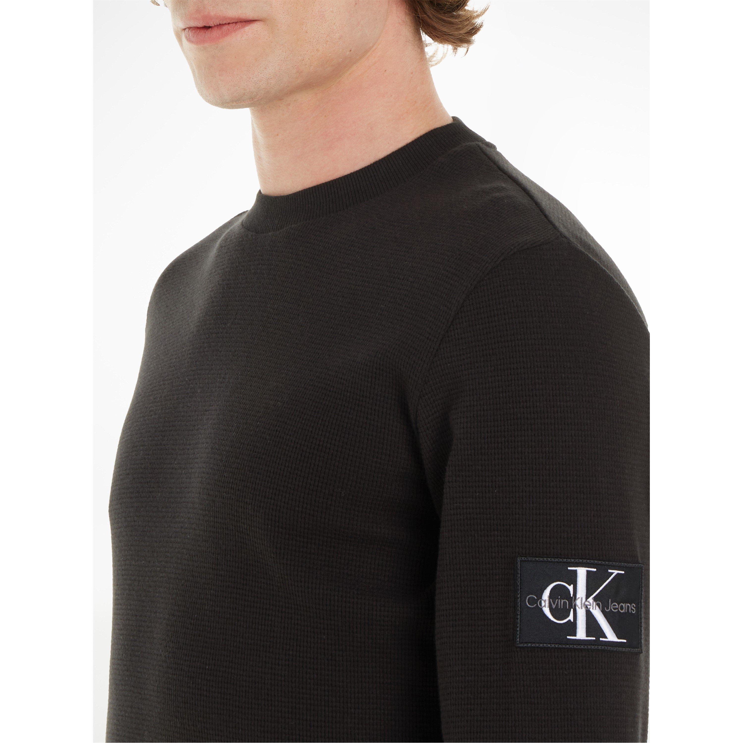 CK Black - Calvin Klein Jeans - Waffle Long Sleeve Top - 7