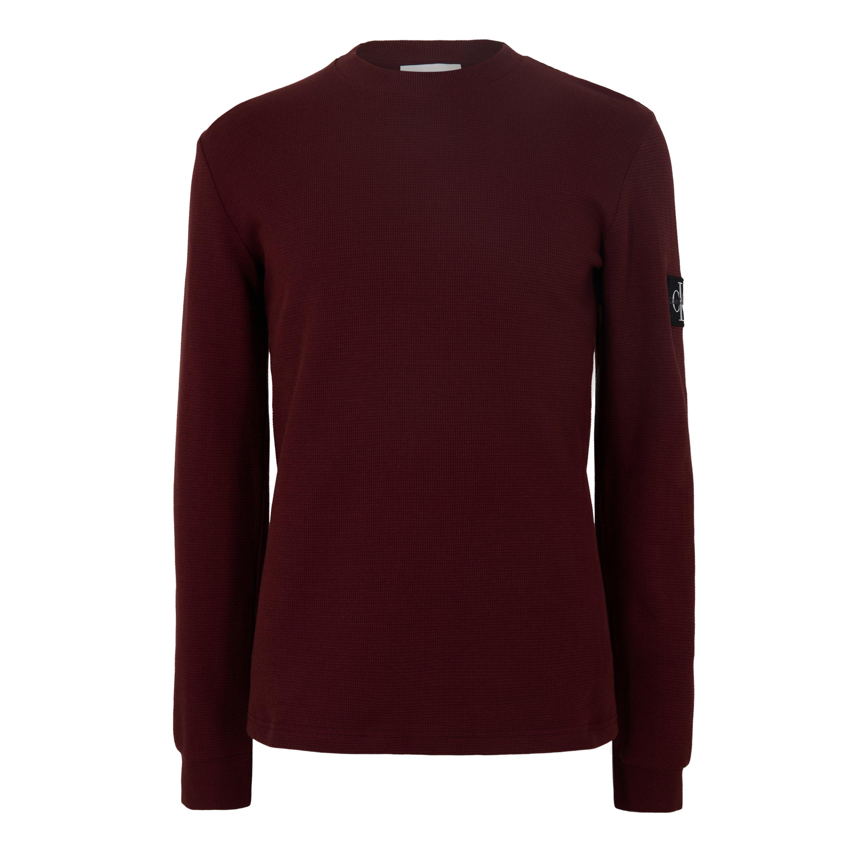 Calvin Klein Jeans Men's Waffle Long Sleeve Top - Mocha Mot Mocha Moment - XL