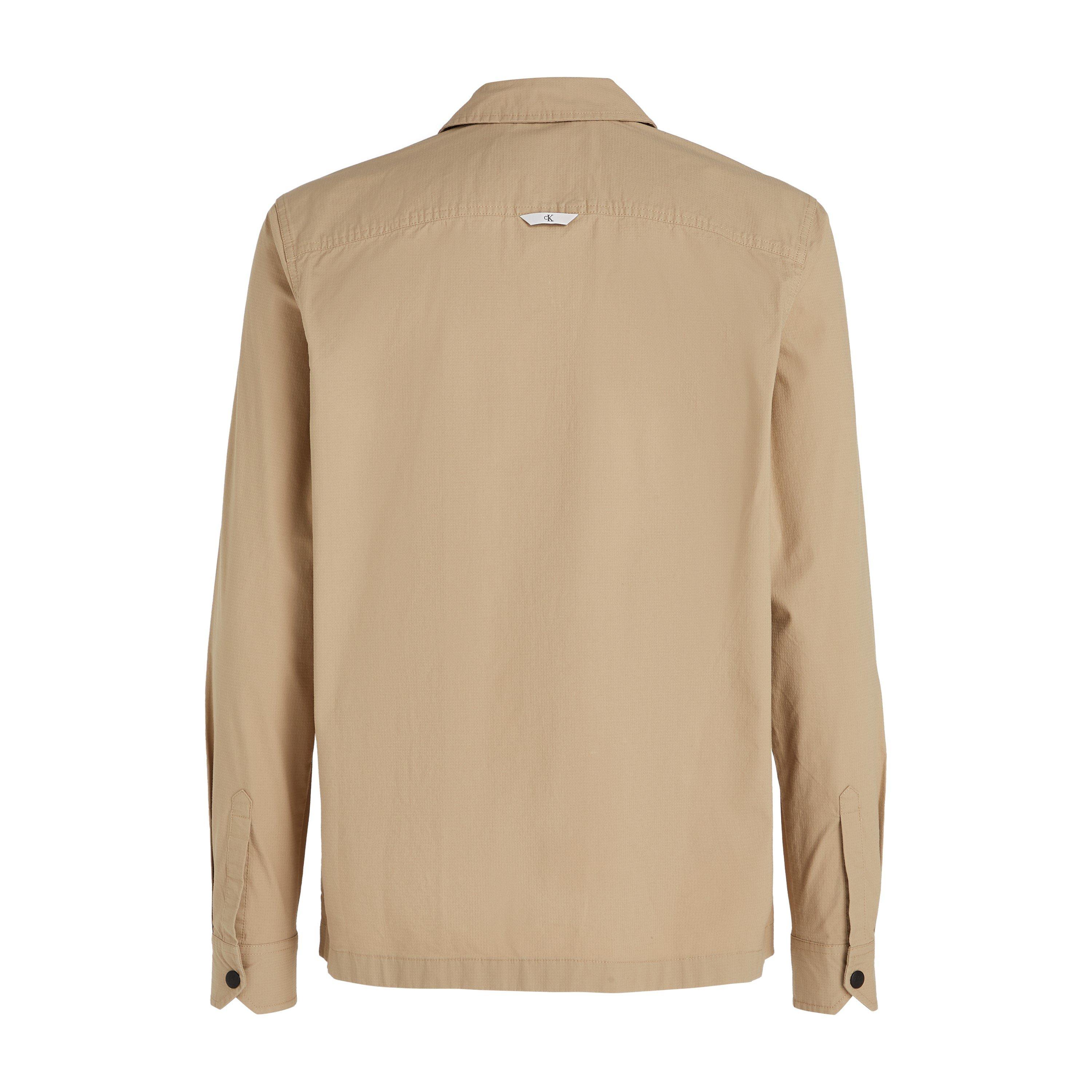 Travertino - Calvin Klein Jeans - Men's Badge Pocket Overshirt - 6