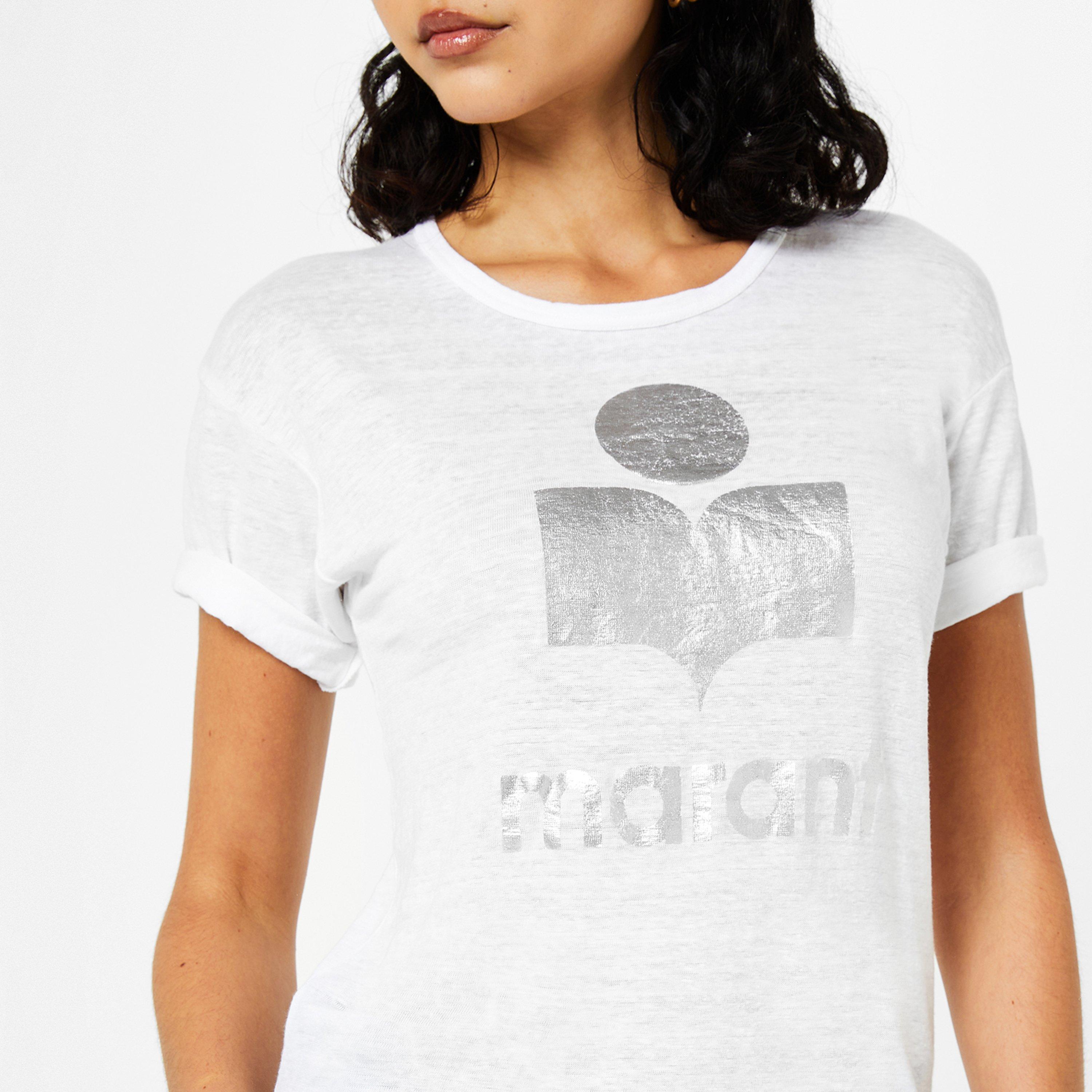 White 20WH - Marant Etoile - Koldi Logo T Shirt - 3