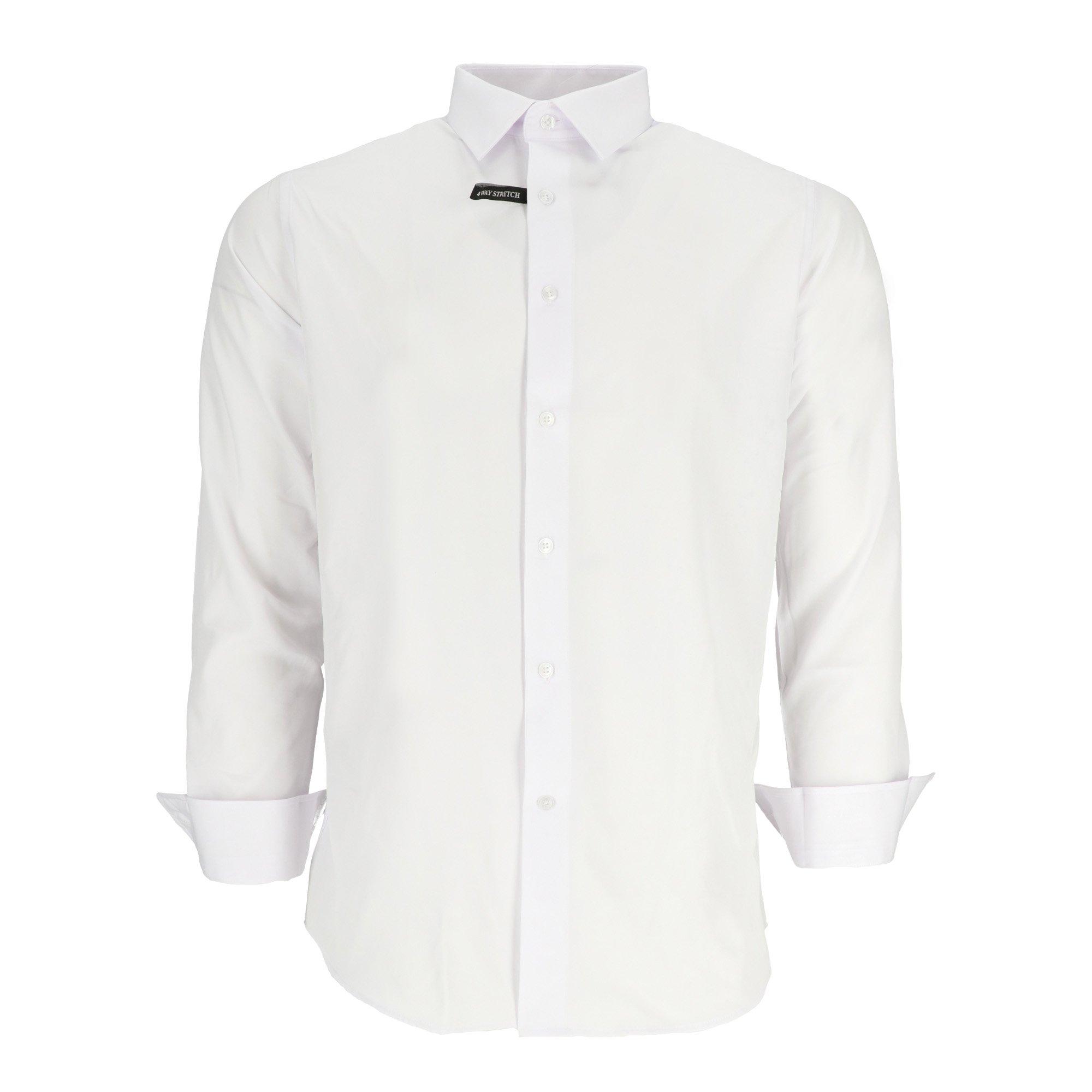 White - Scotch and Soda - Men's Long-Sleeve Oxford Shirt - 5
