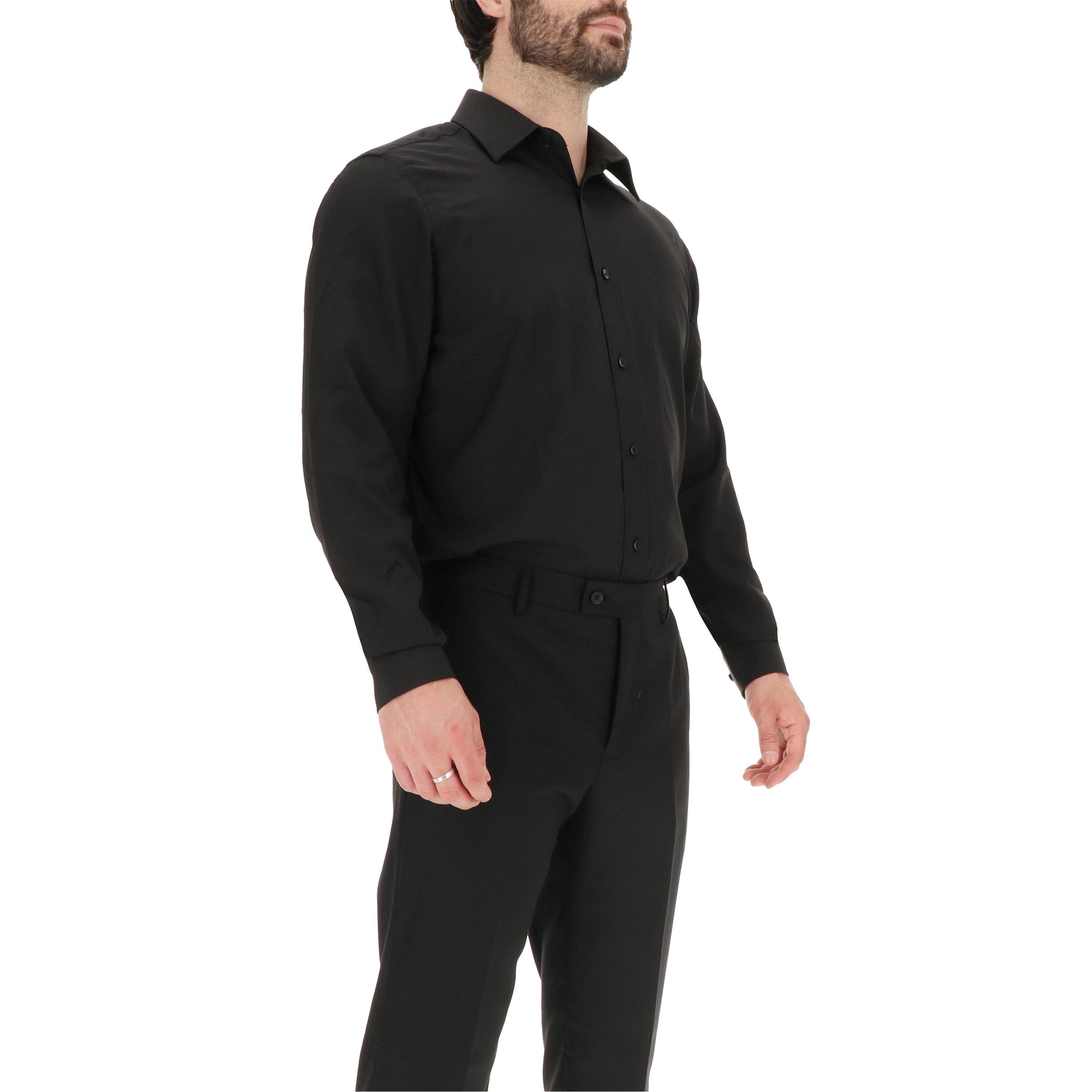 Black - Scotch and Soda - Men's Long-Sleeve Oxford Shirt - 2