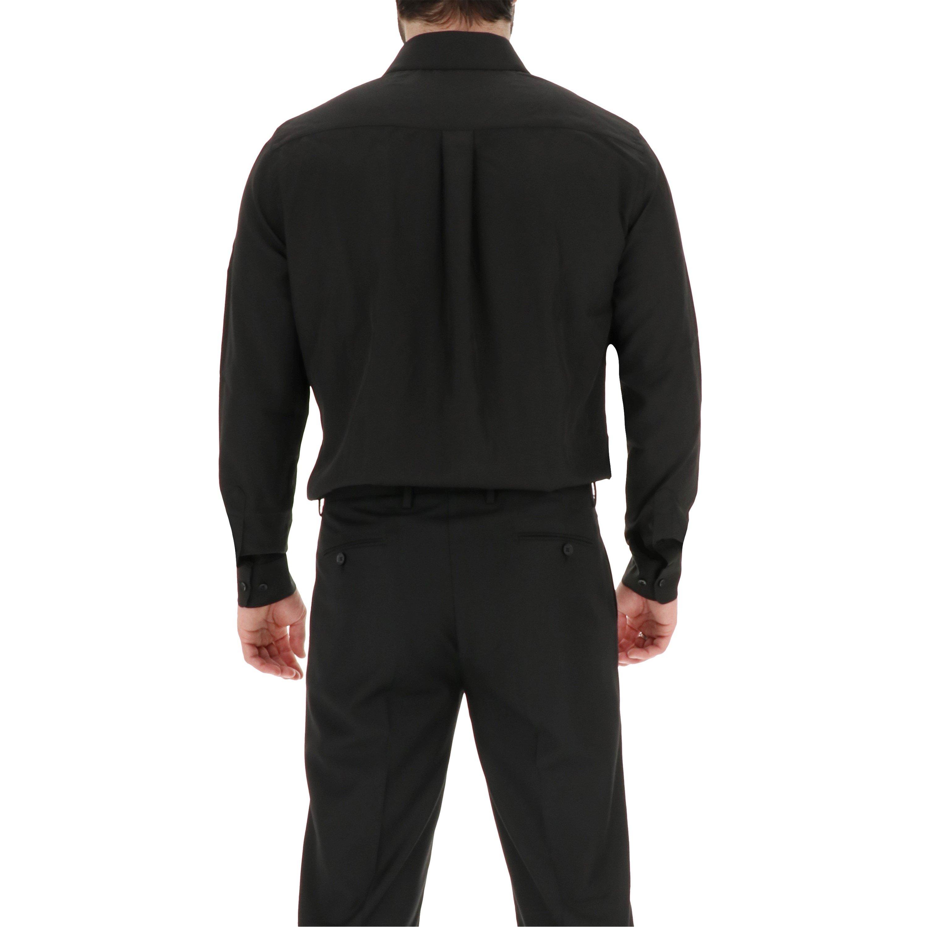 Black - Scotch and Soda - Men's Long-Sleeve Oxford Shirt - 3