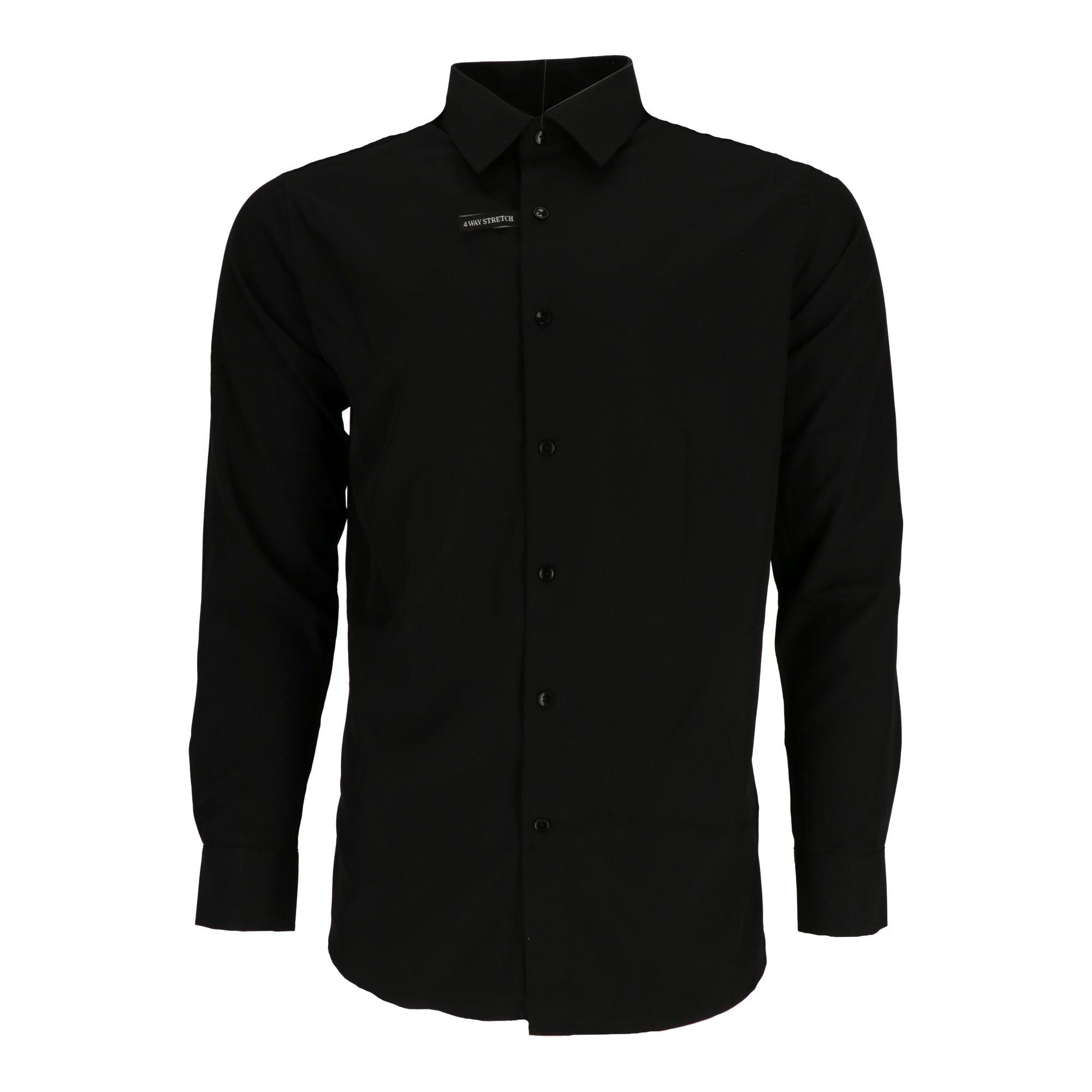 Black - Scotch and Soda - Men's Long-Sleeve Oxford Shirt - 7