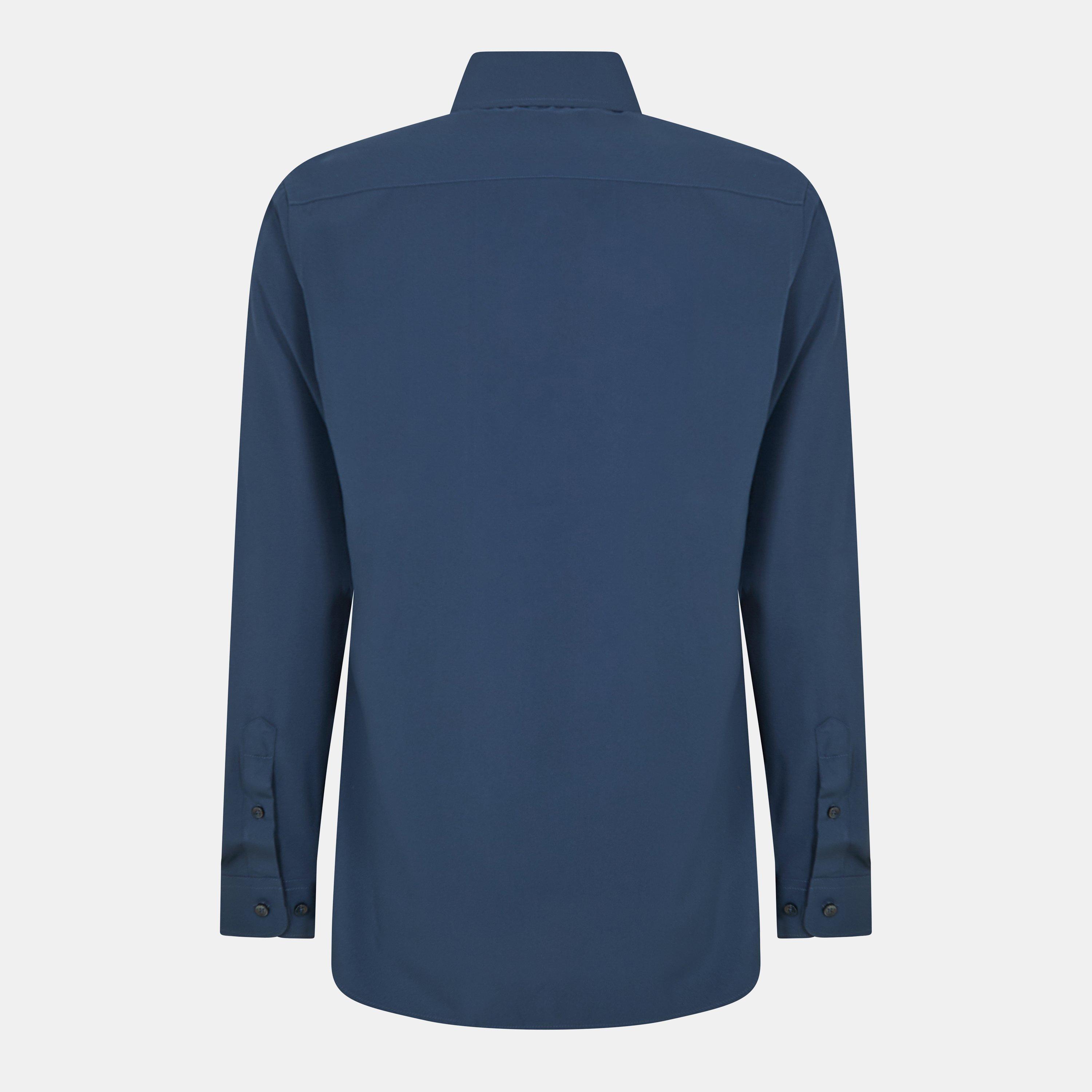 Azul marino - Scotch and Soda - Men's Long-Sleeve Oxford Shirt - 2