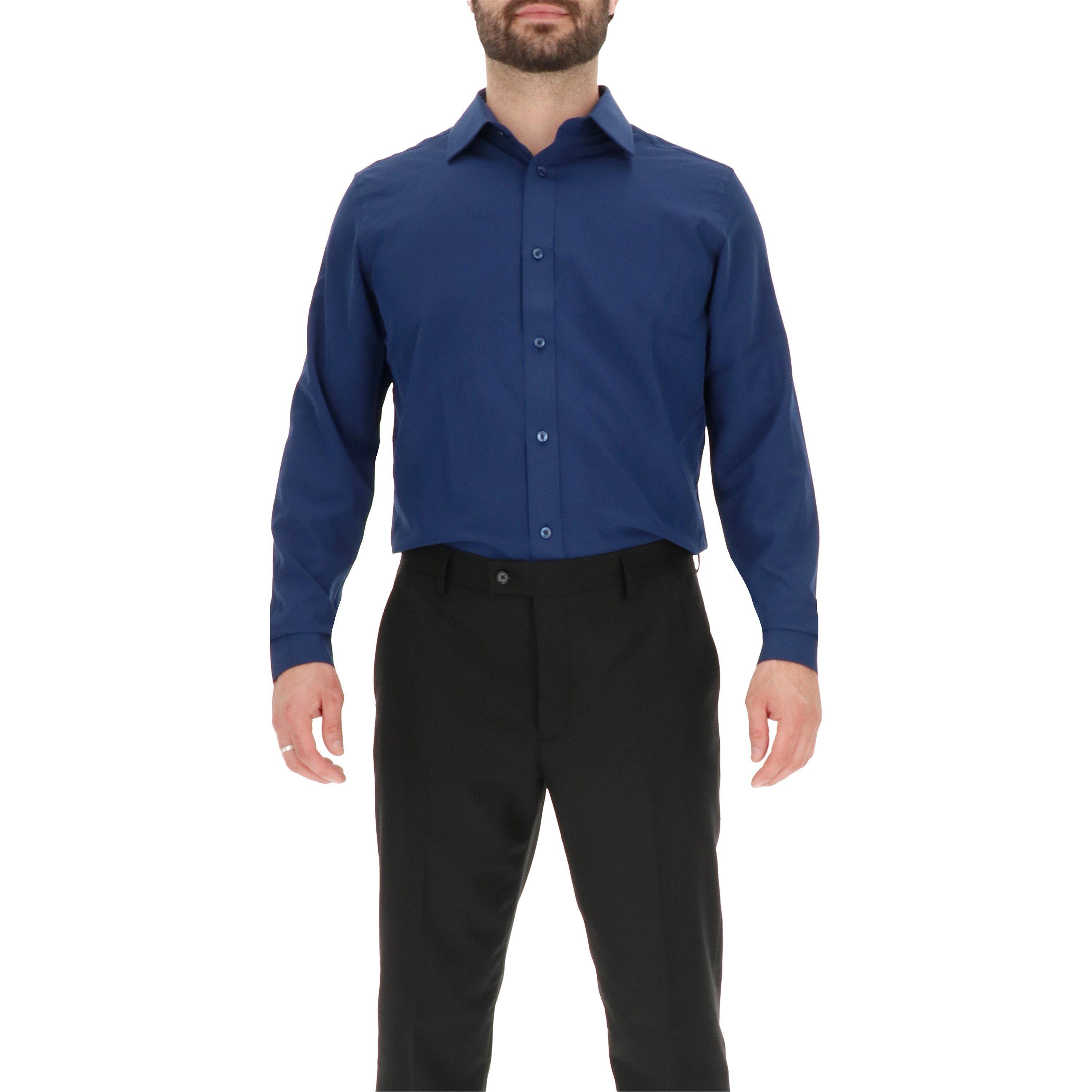 Azul marino - Scotch and Soda - Men's Long-Sleeve Oxford Shirt - 3