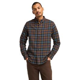 Timberland Timberland Midweight Flannel Check Shirt Dark