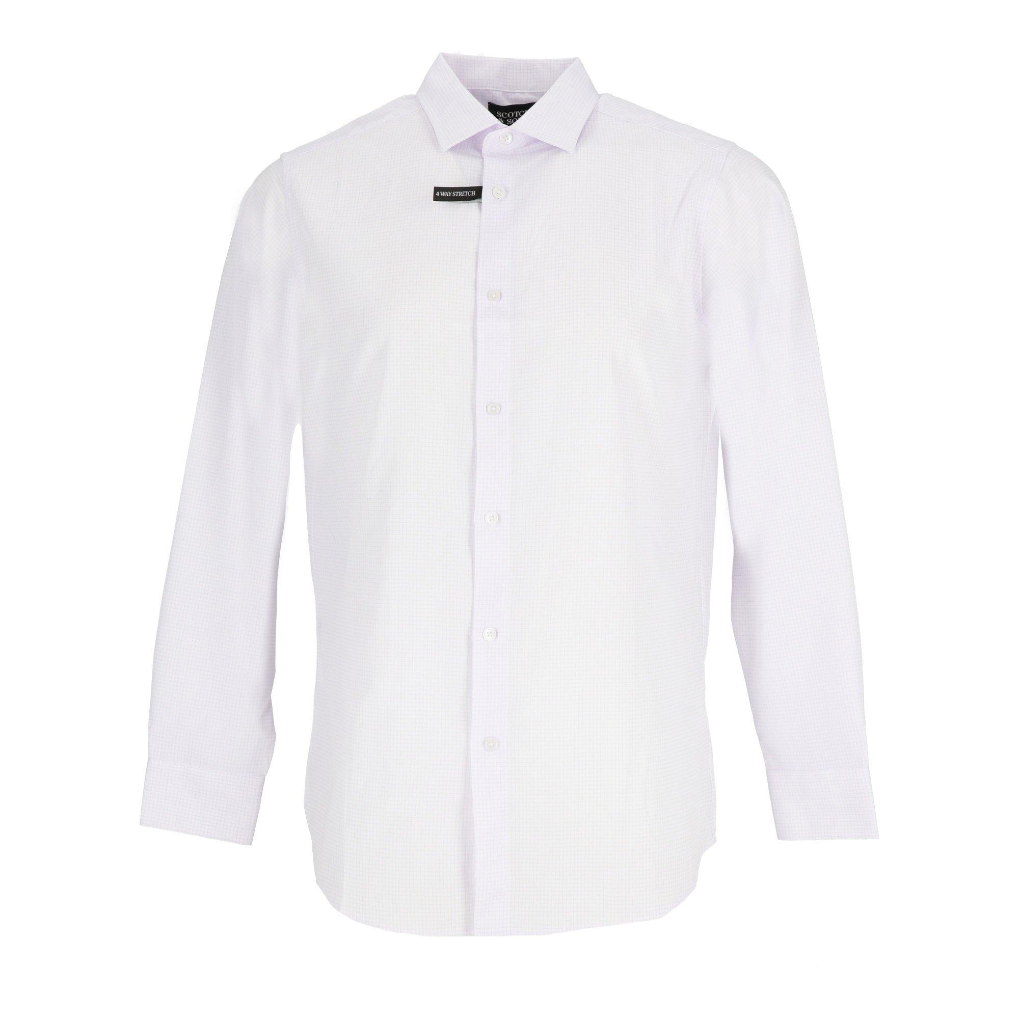 Lavanda - Scotch and Soda - Men's Long-Sleeve Patterned Shirt - 1