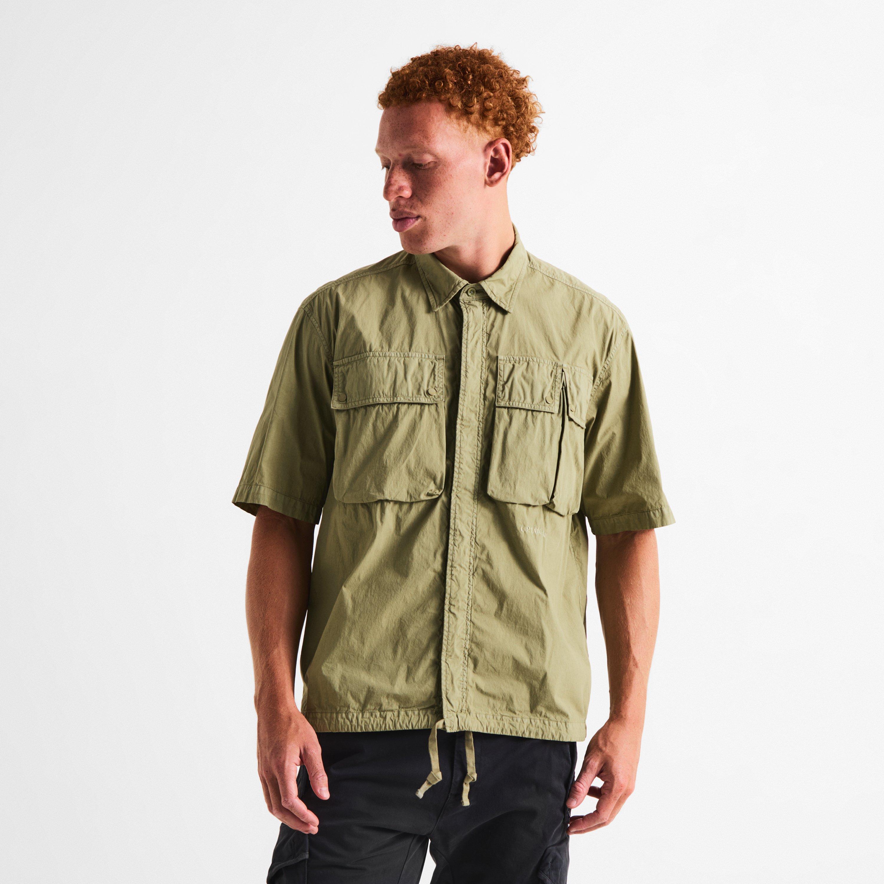 Dried Herb 644 - CP Company - Men's Short-Sleeve Shirt - 3